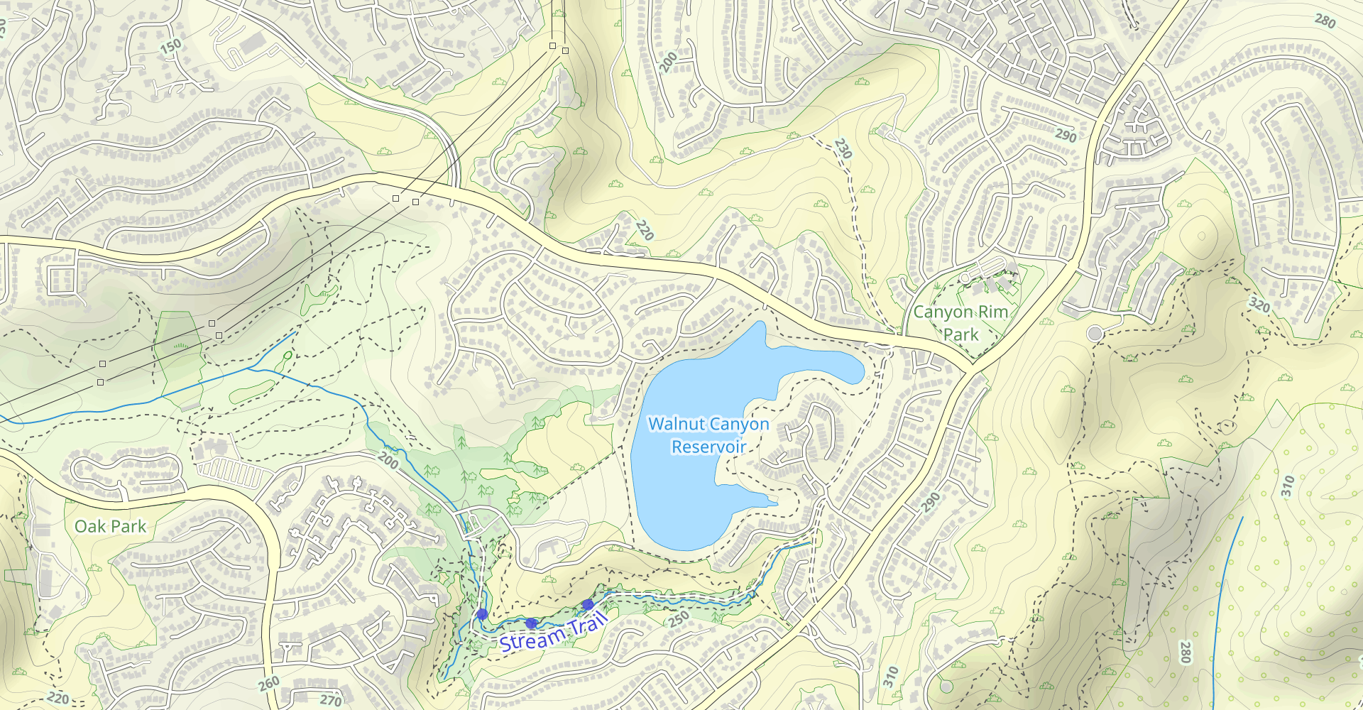 Walnut Canyon Reservoir Loop