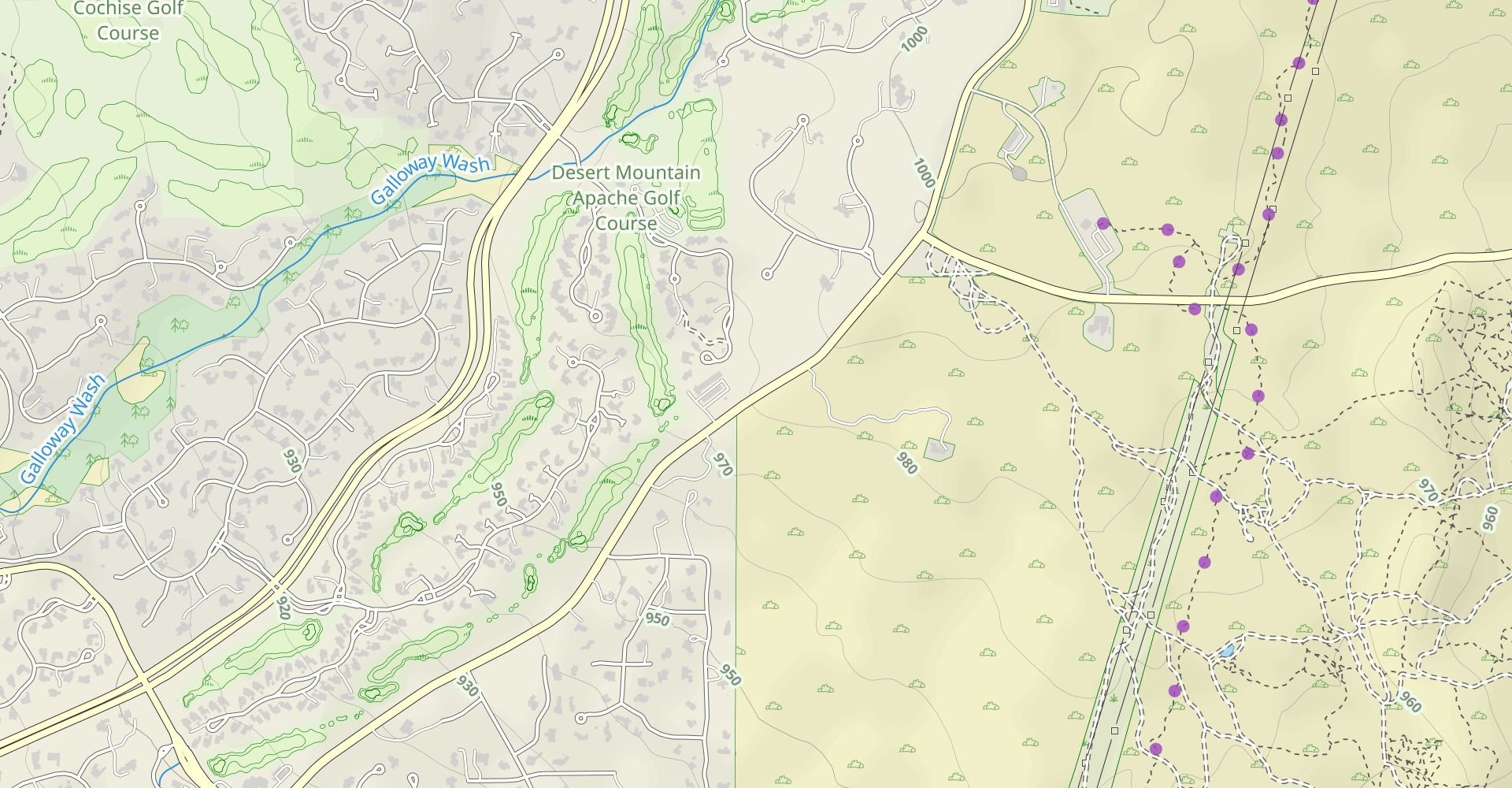 Bartlett to Horseshoe to Seven Springs Drive OHV Trail