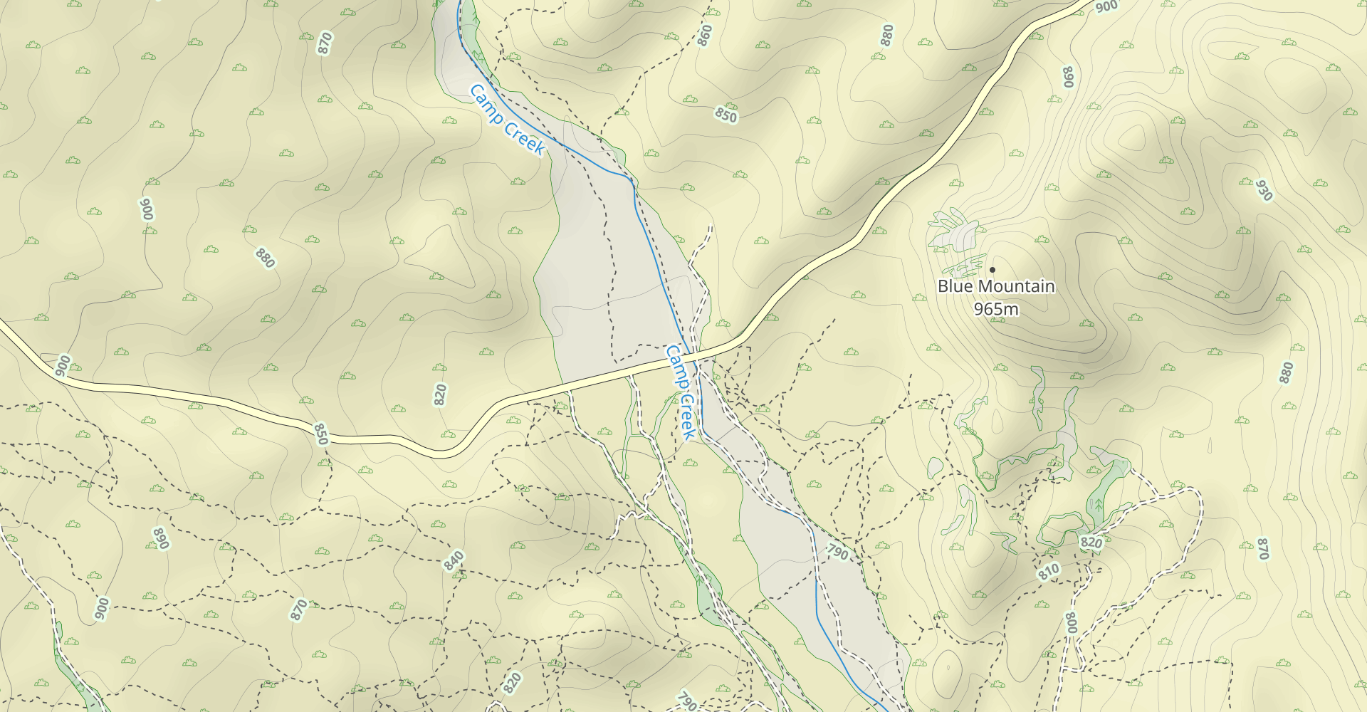 Camp Creek Falls Trail