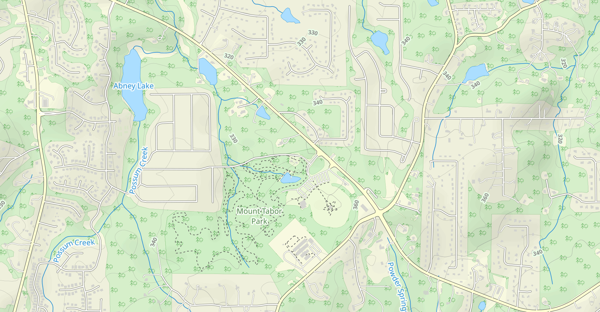 Mount Tabor Blue Trail