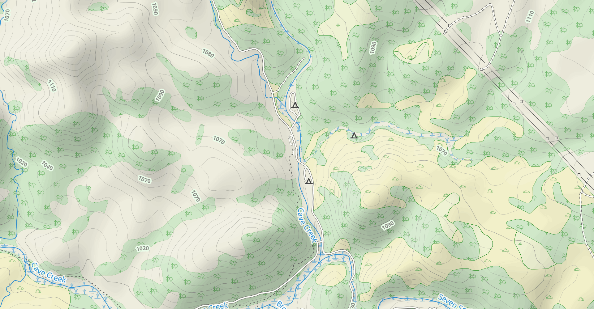 Cave Creek Trail and Skunk Creek Trail