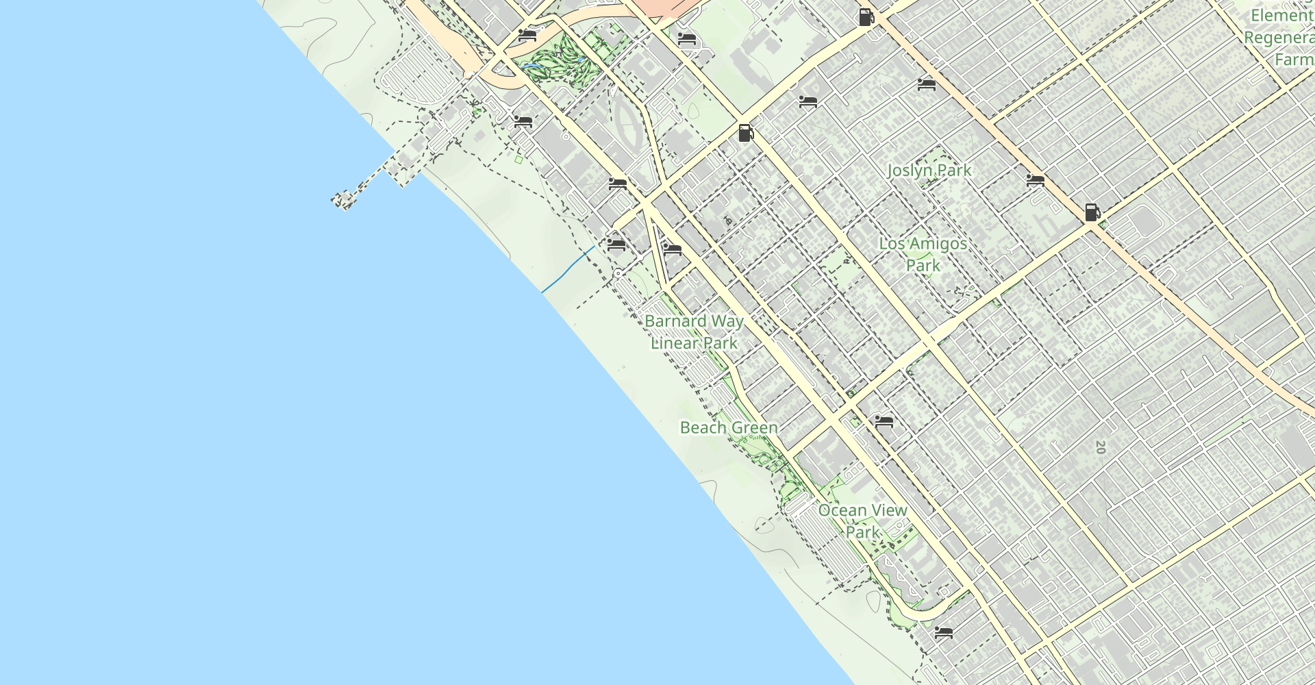 Santa Monica Bike Path to Manhattan Beach Pier