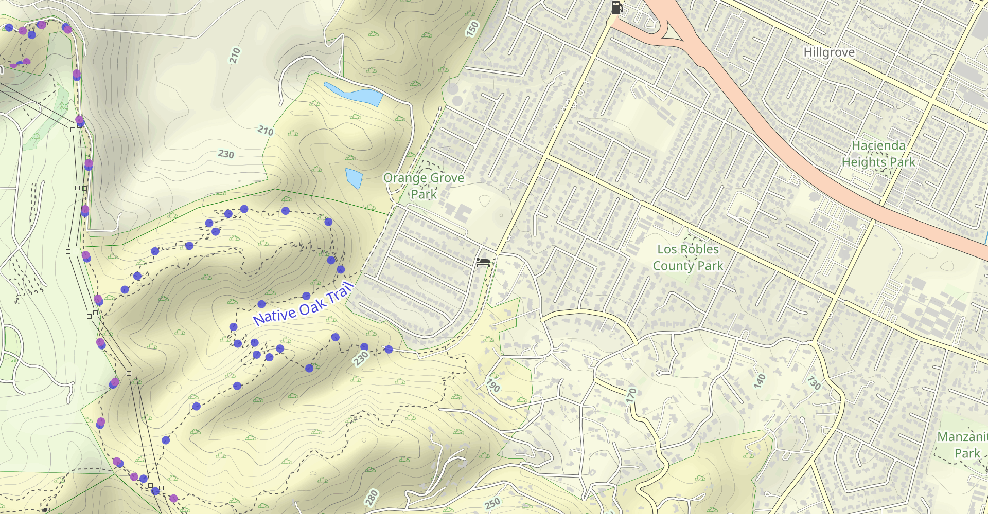 Native Oak Trail to Coyote Trail Loop