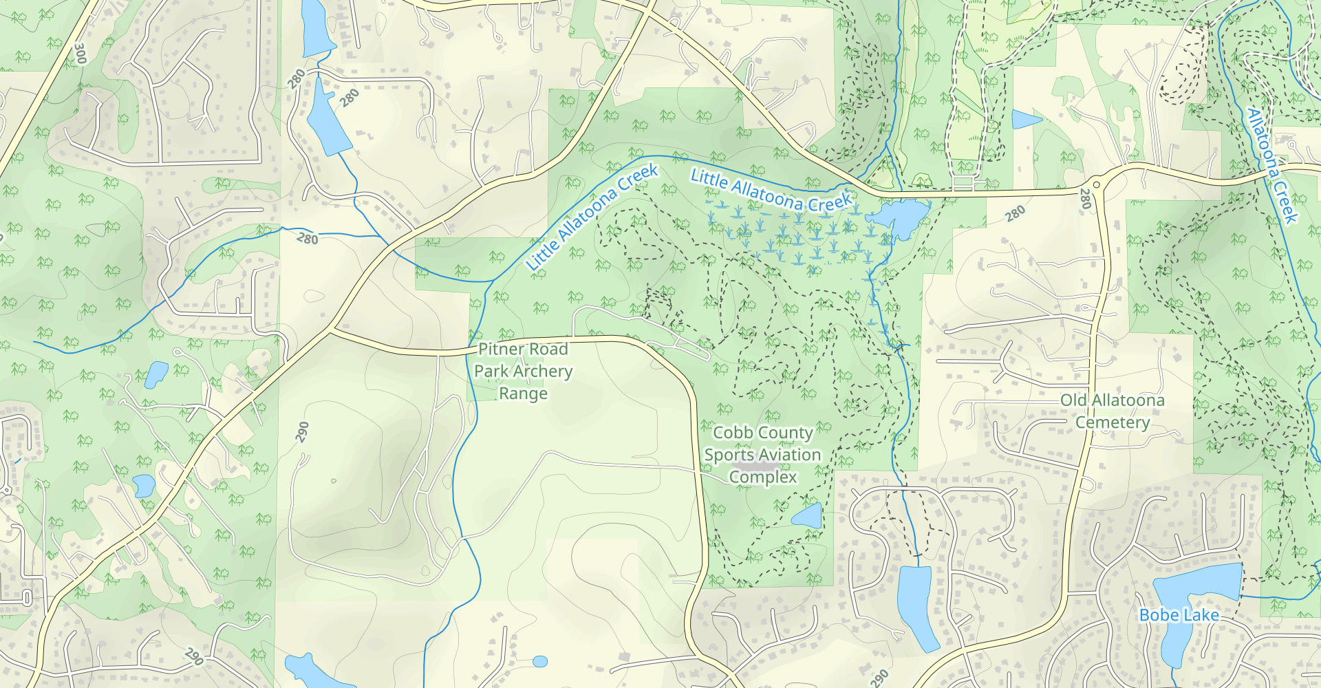 Pitner Rd Dogpark Trails