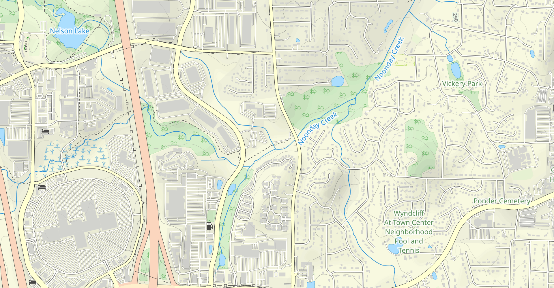 Town Center Via Noonday Creek Trail