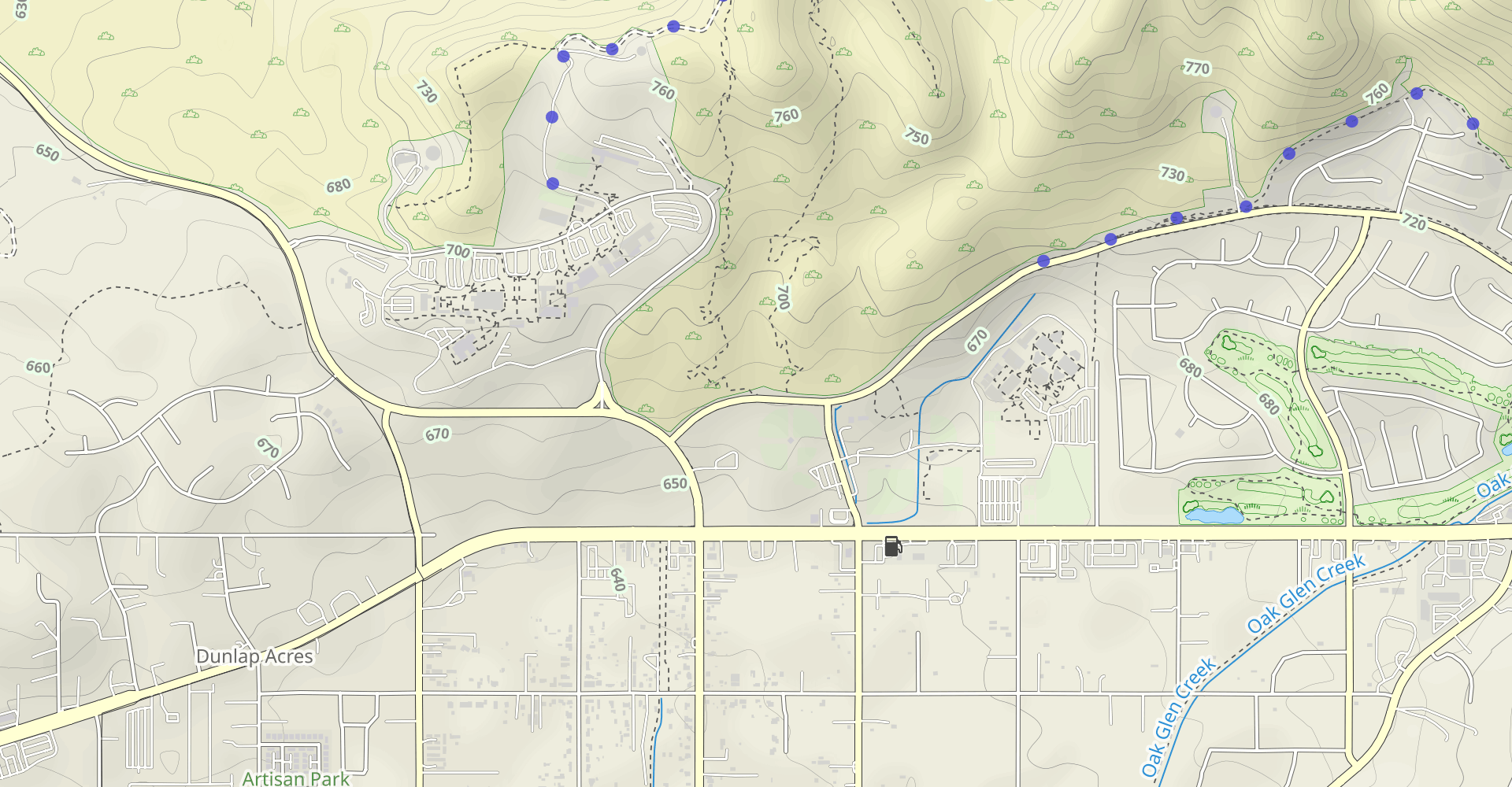 Crafton Hills Ridge Trail: College to Grape Avenue
