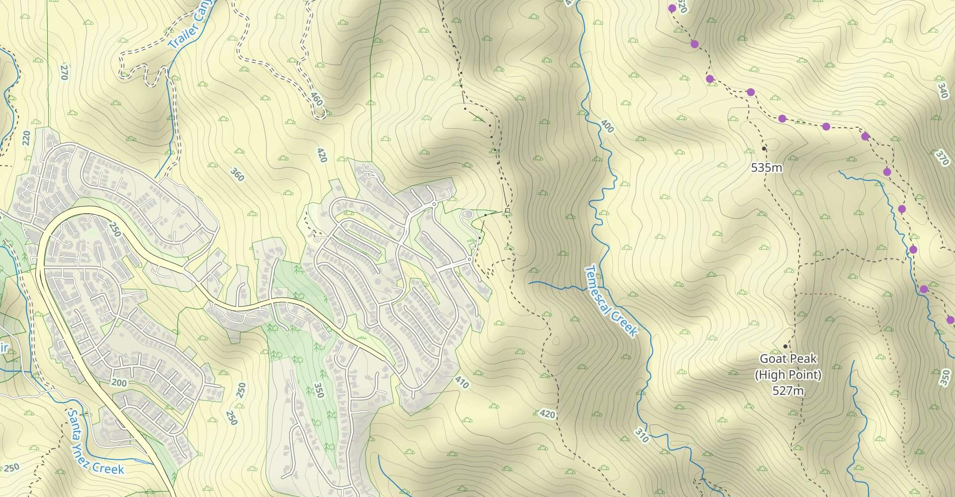 Palisades Highlands to Trippet Ranch