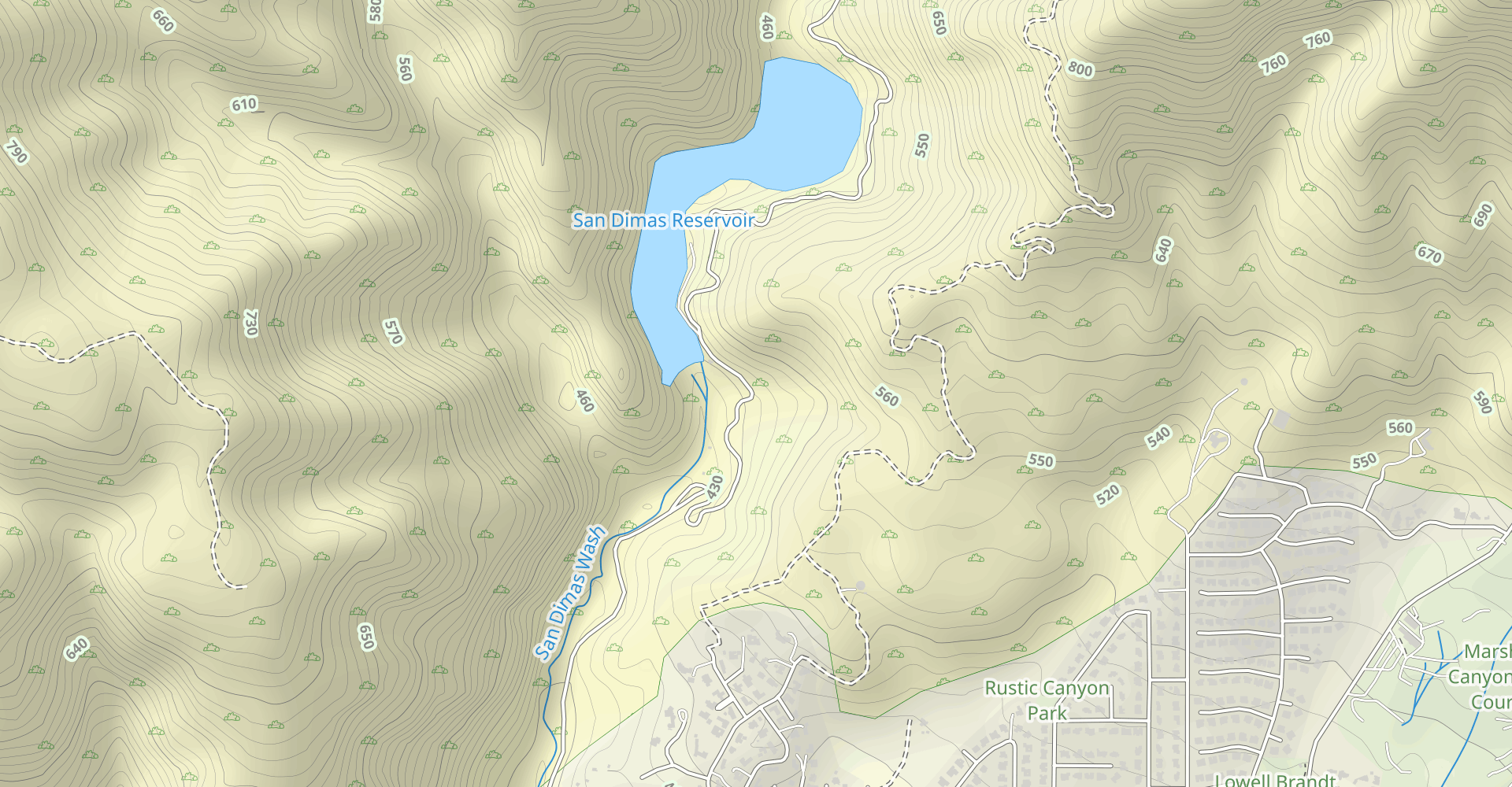 San Dimas Canyon to Sunset Peak