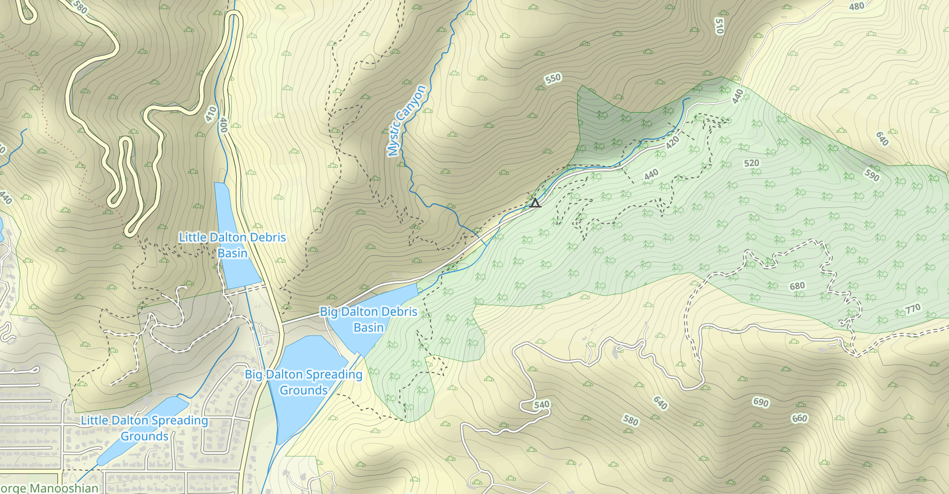 Big Dalton Dam Trail