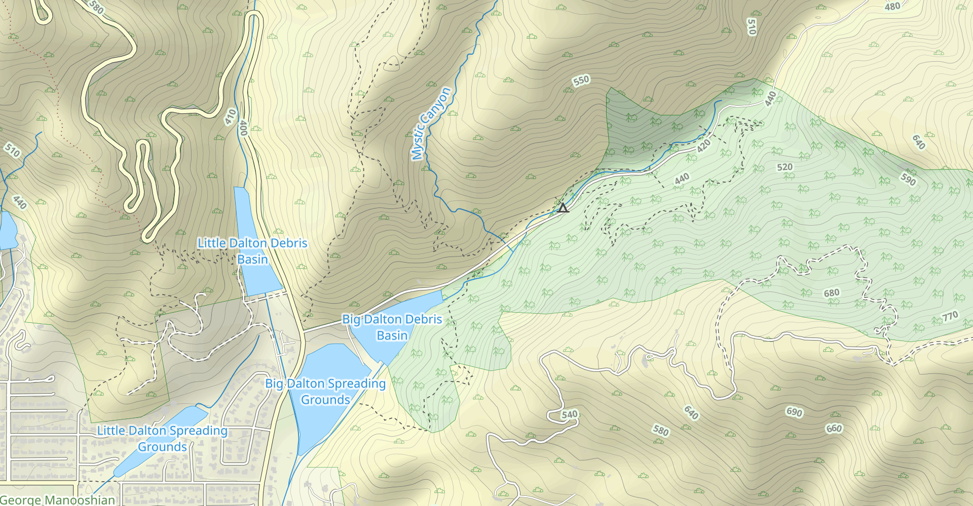 Mystic Canyon and Upper Monroe Trail