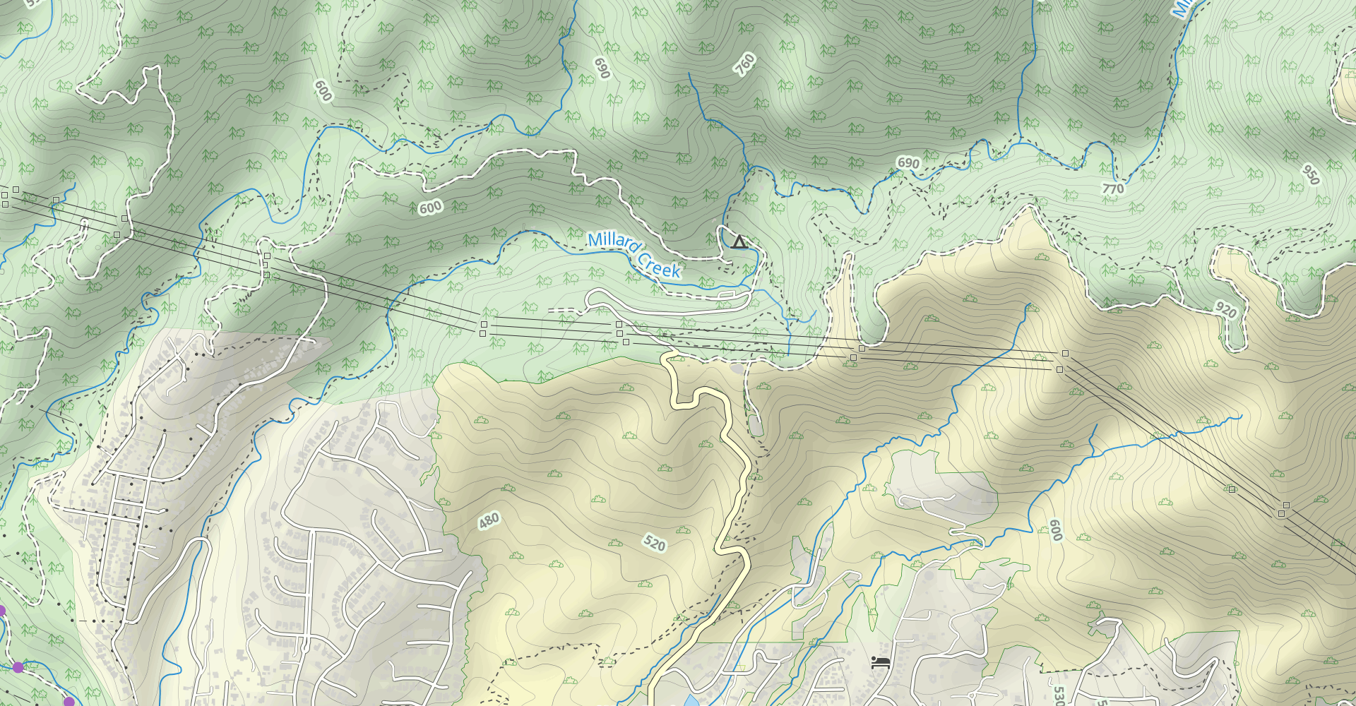Millard Canyon Falls Trail