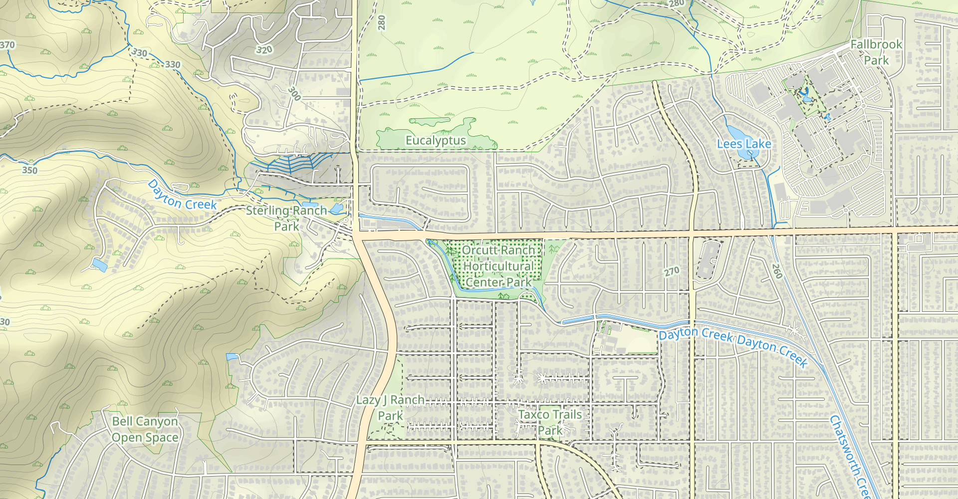 Orcutt Ranch Horticulture Center Trail