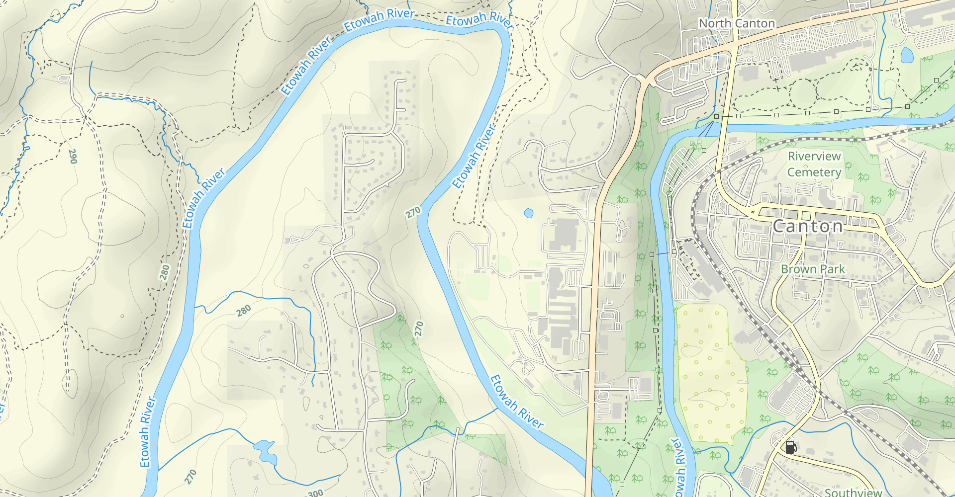 Laural Gap via "Trace" Trail: White Blaze