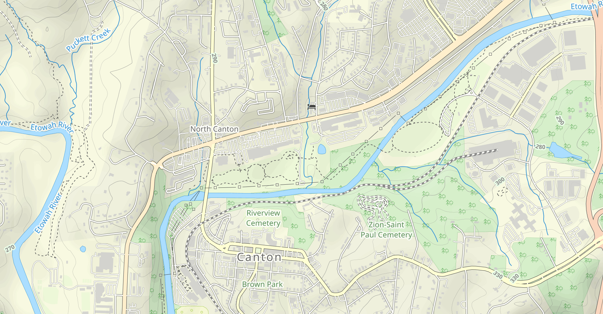 Etowah River Park Loop