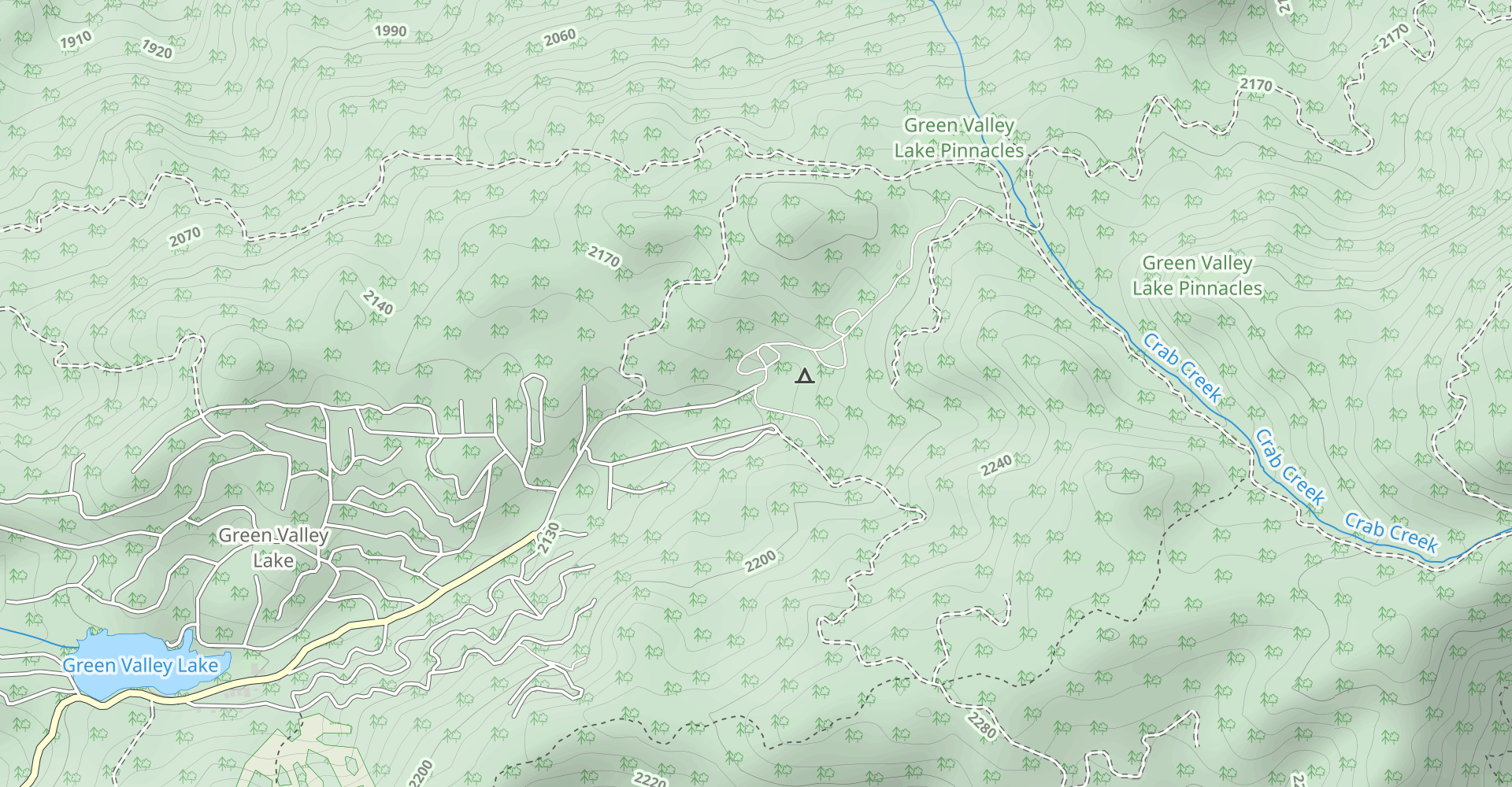 2N13 Trail: Green Valley Campground to Fawnskin