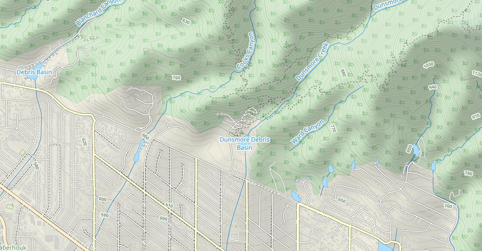 Dunsmore Canyon and Le Mesanger Loop Trails