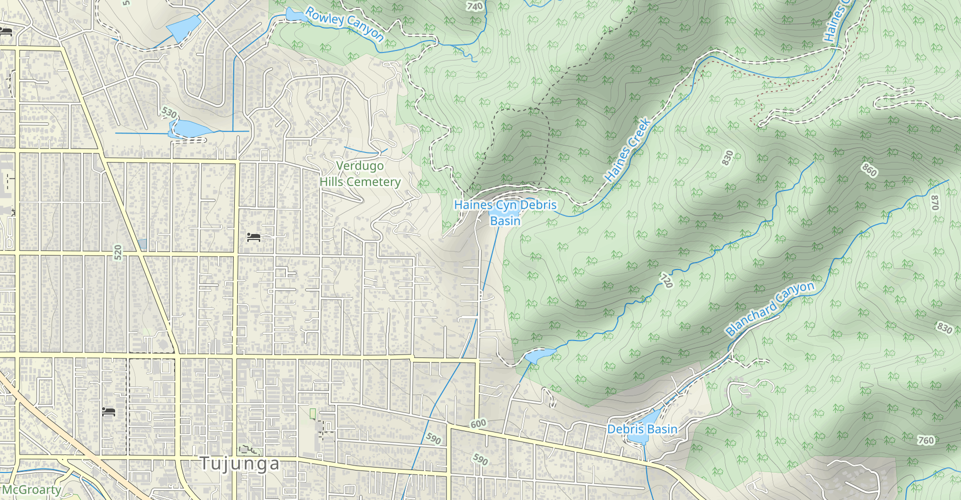Haines Canyon to Mount Lukens Trail
