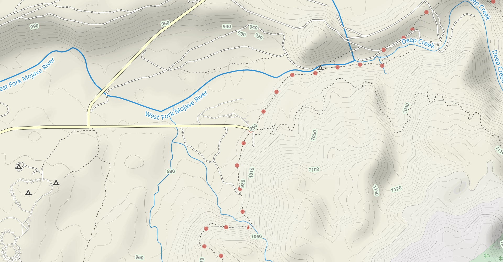 Mojave Forks River Dam Overlook Trail