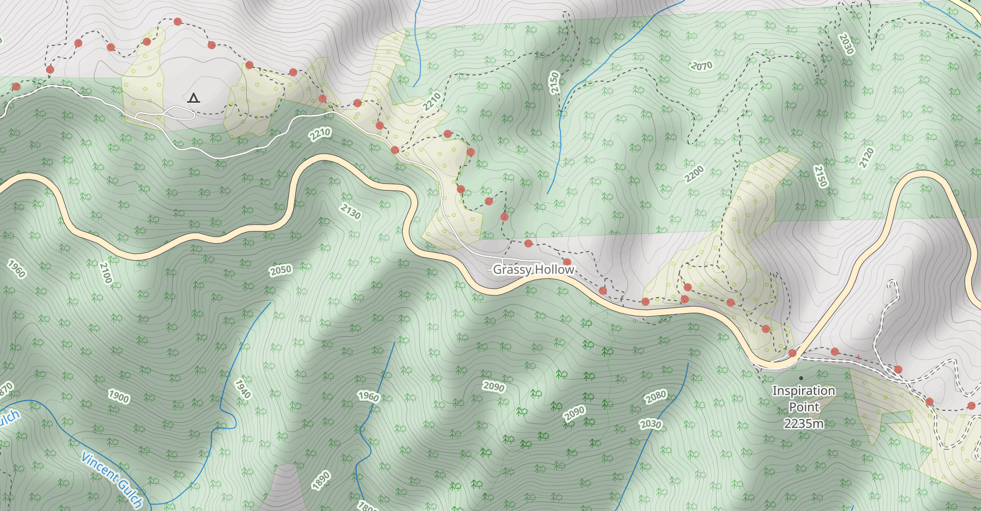 Grassy Hollow to 4N56 Loop via PCT