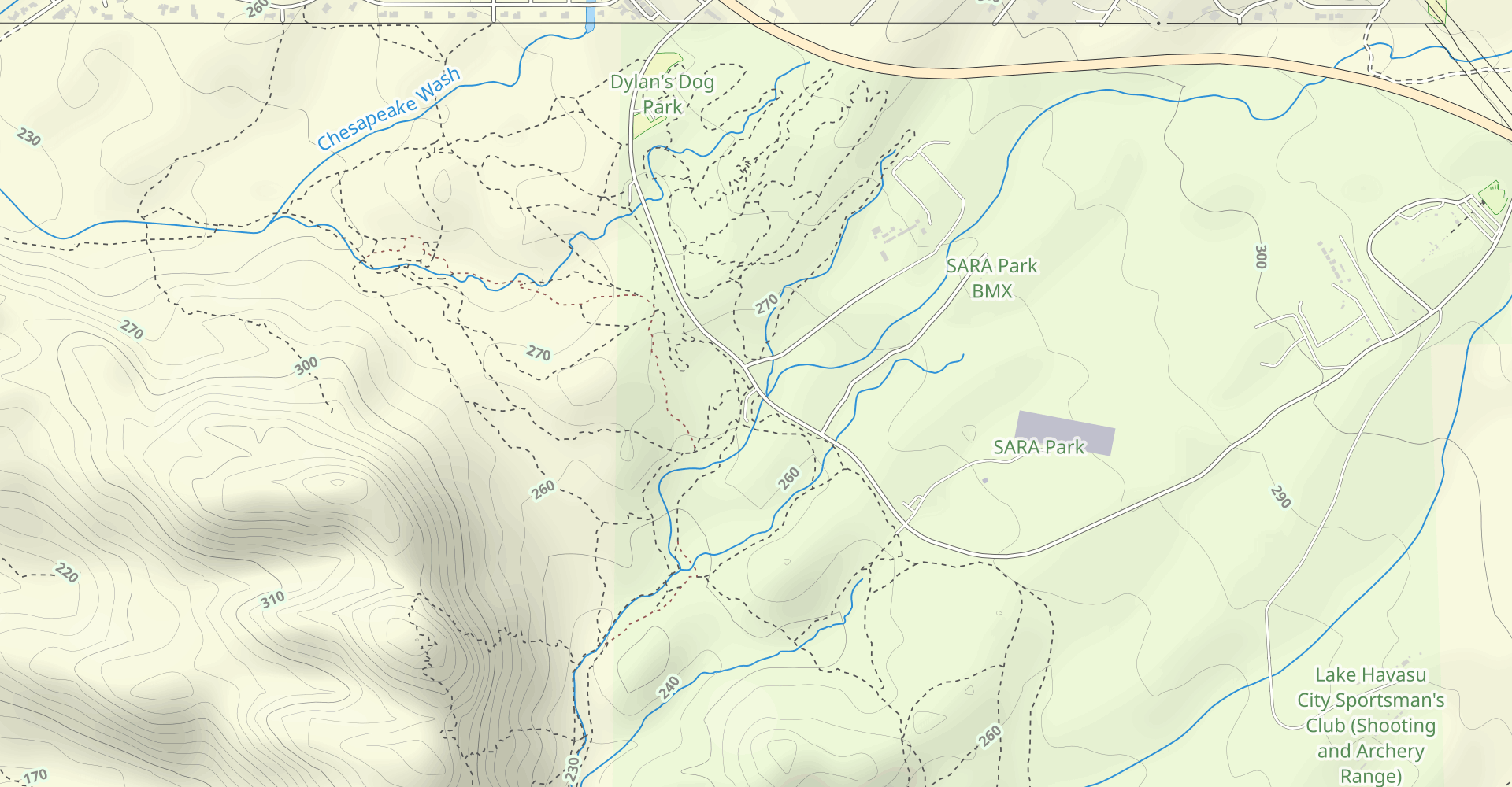 Lake Havasu Watershed Loop