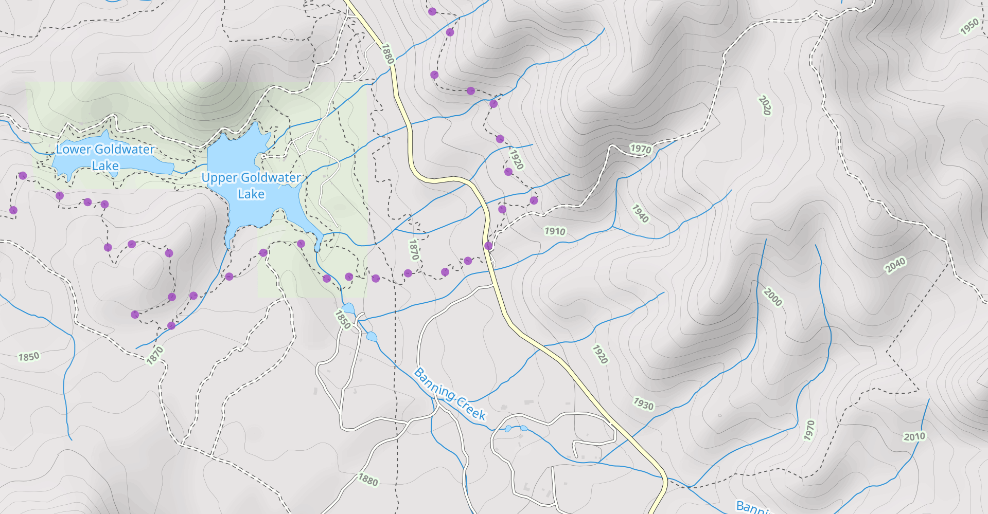 Goldwater Lakes Trail 396