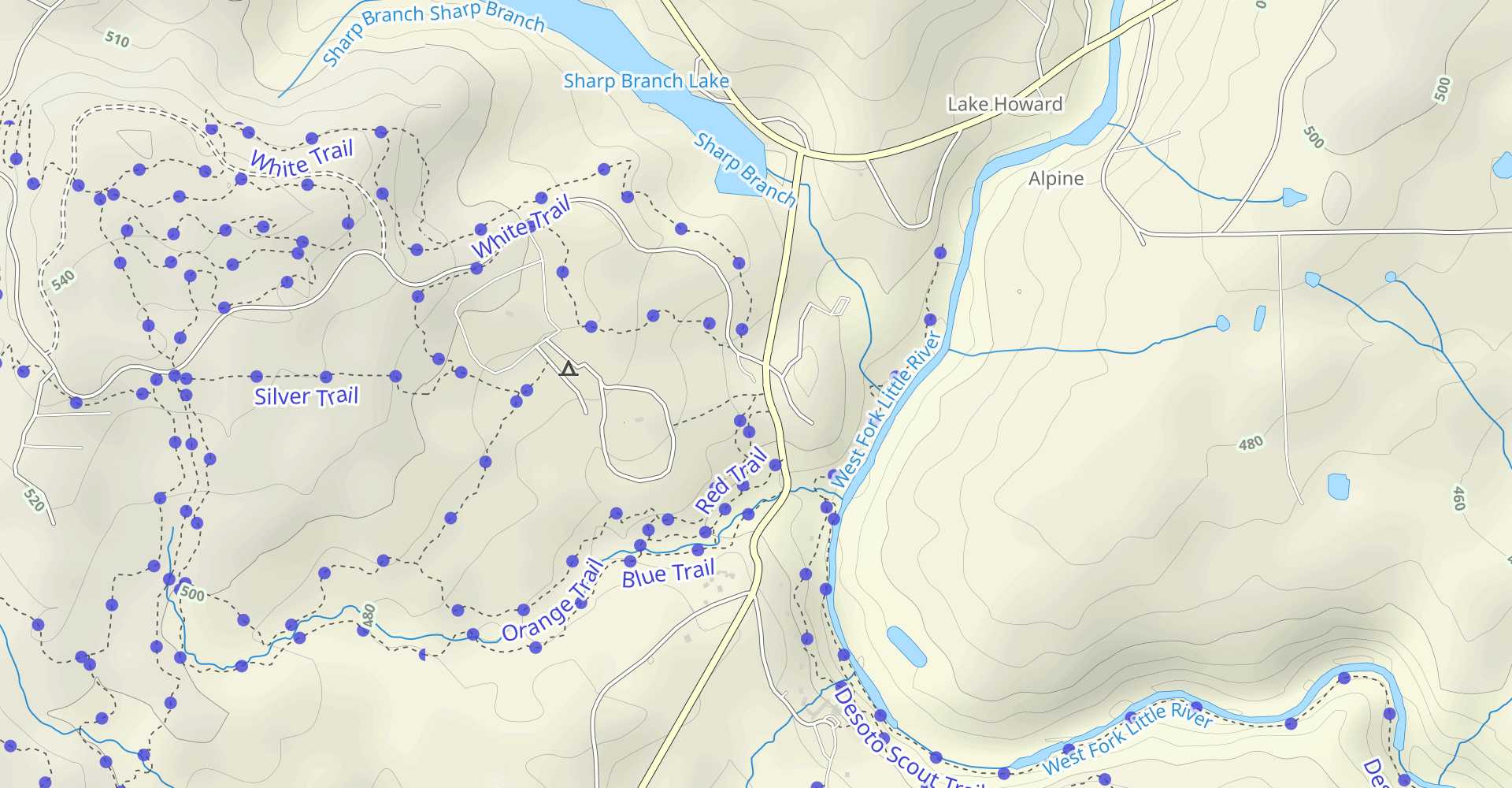 Laurel Falls and Lost Falls Trails Loop