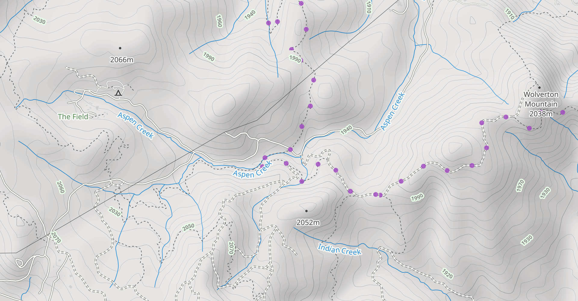 Aspen Creek to Thumb Butte