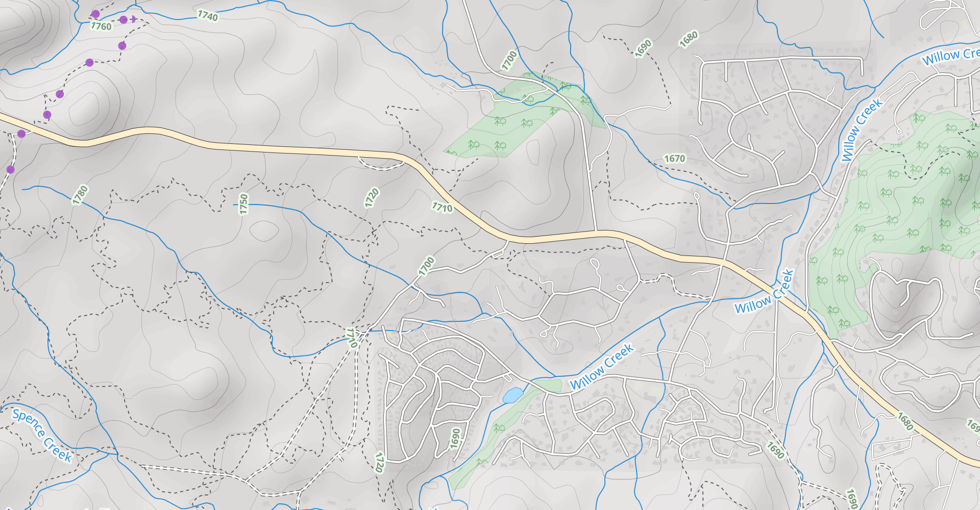 Noodle, Sidekick, Tatanka, Westside Story and Vista Loop