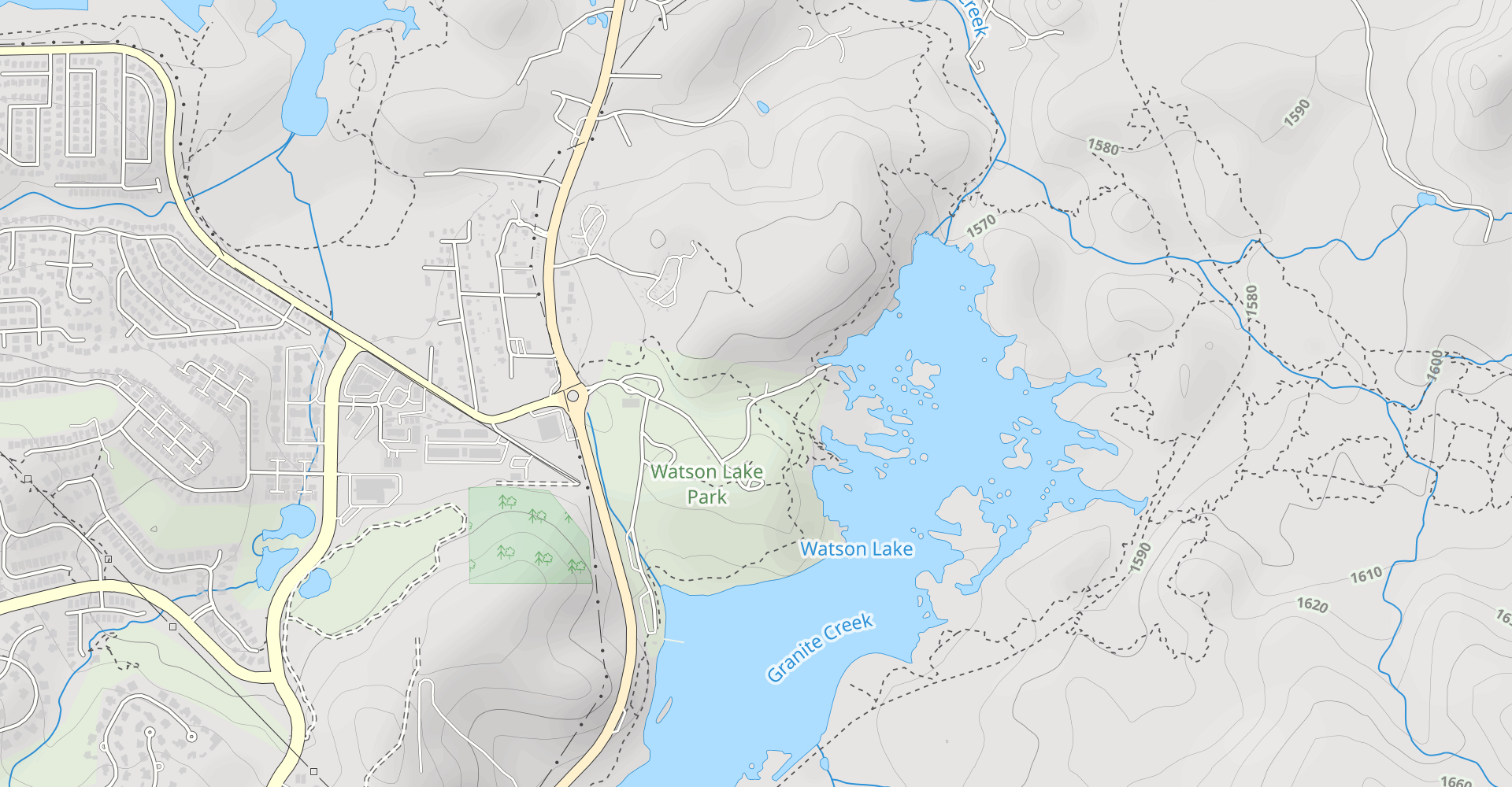 North Shore, Flume, and Watson Dam Loop