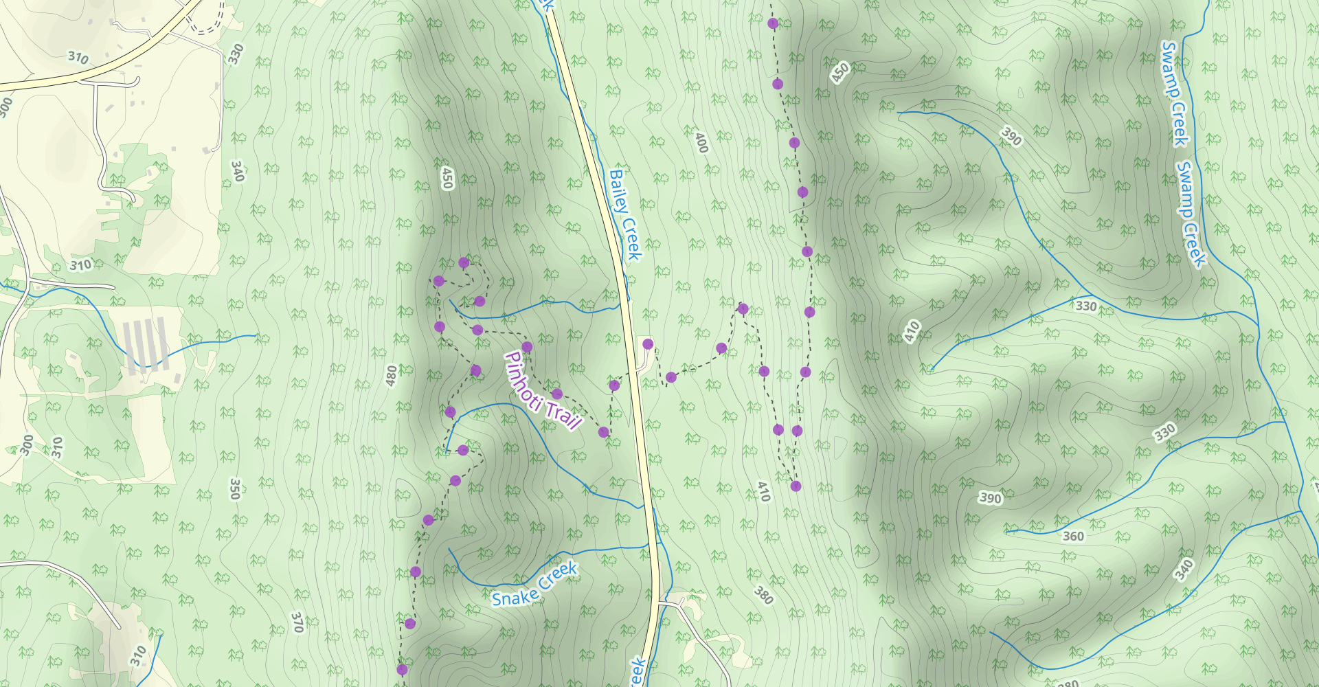 Pinhoti Trail: GA 136 to Mill Creek Mountain