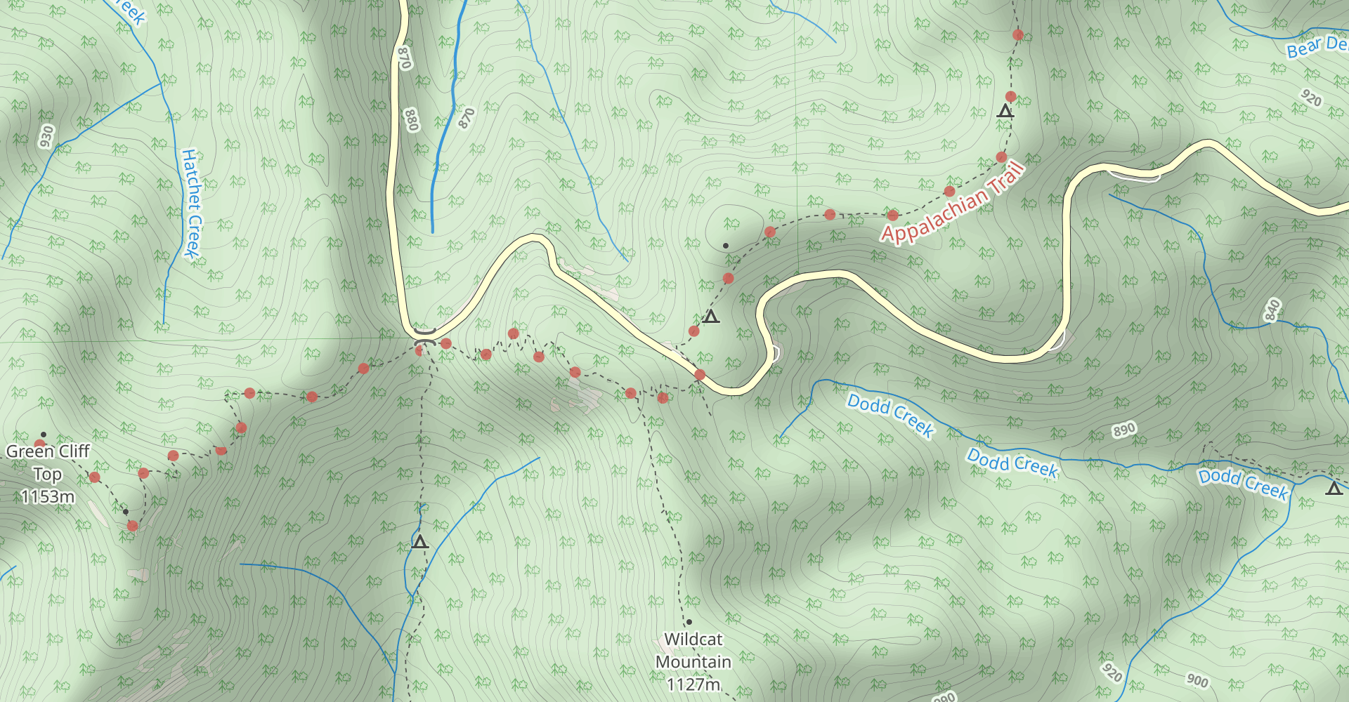 Whitley Gap Shelter Trail