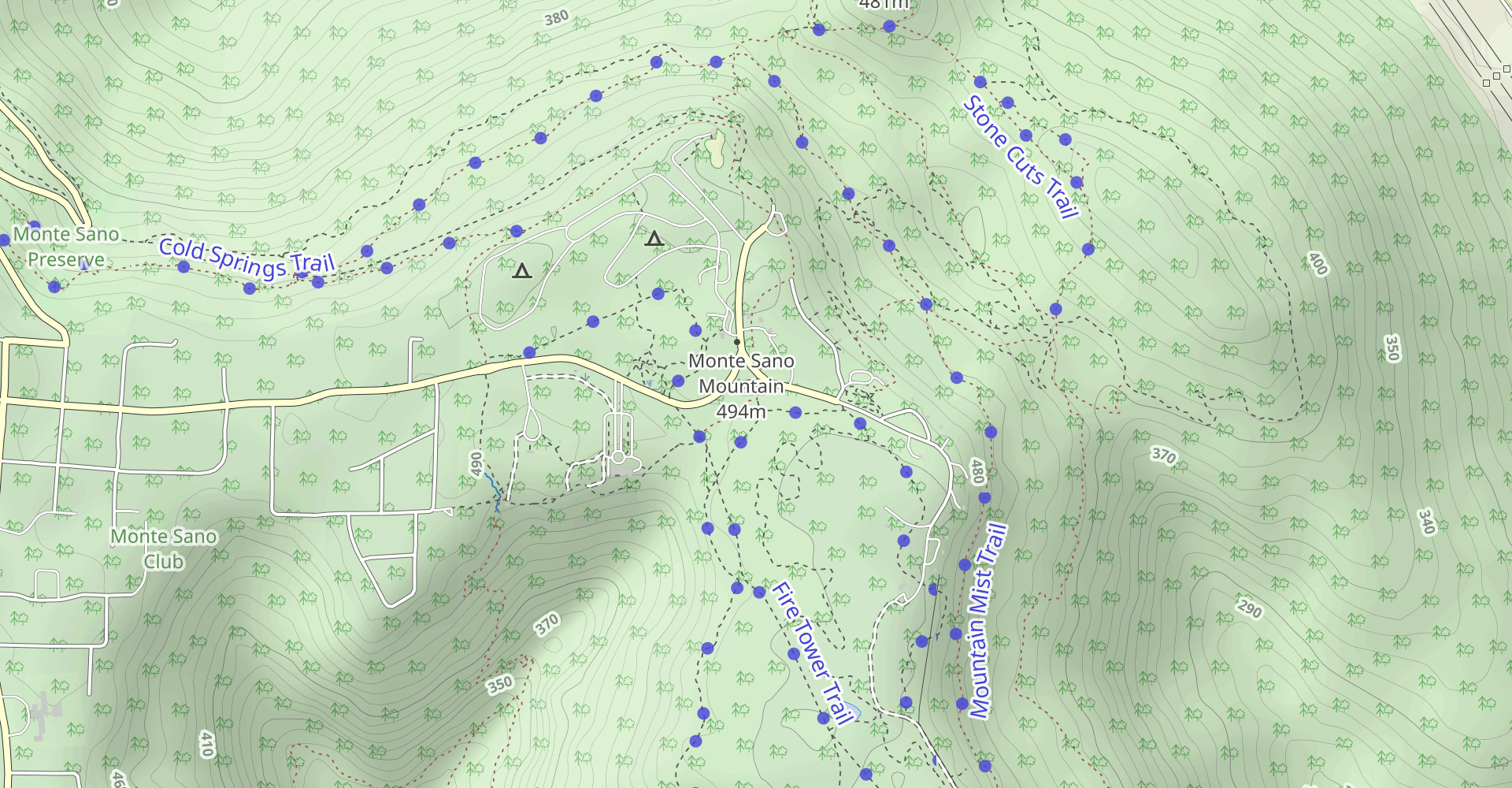 South Plateau and Rocky Nightmare Loop