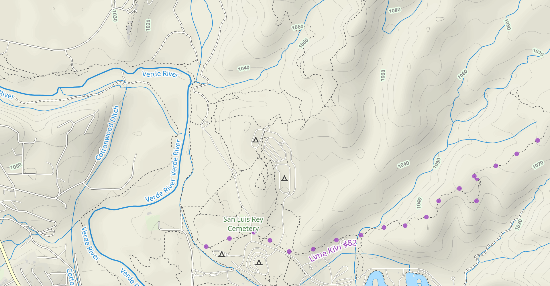 Lower Raptor Hill and Bones Loop