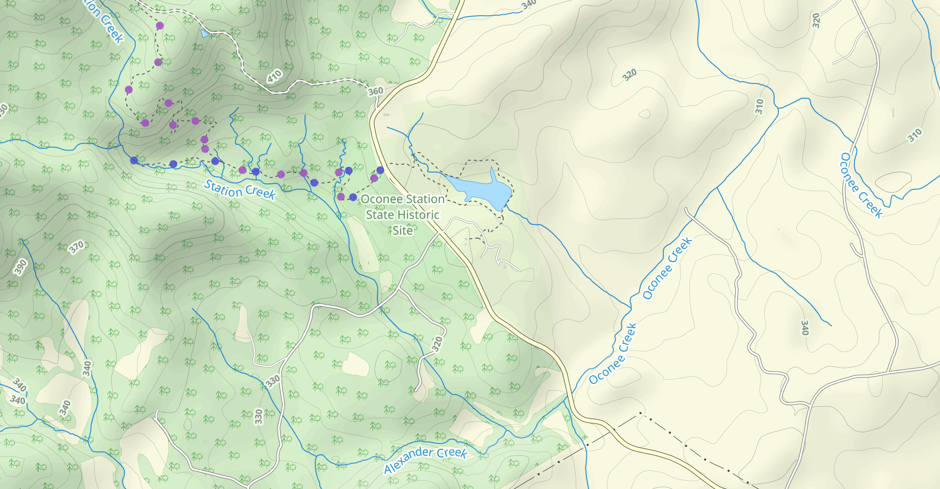 Oconee Station State Historic Site Trail