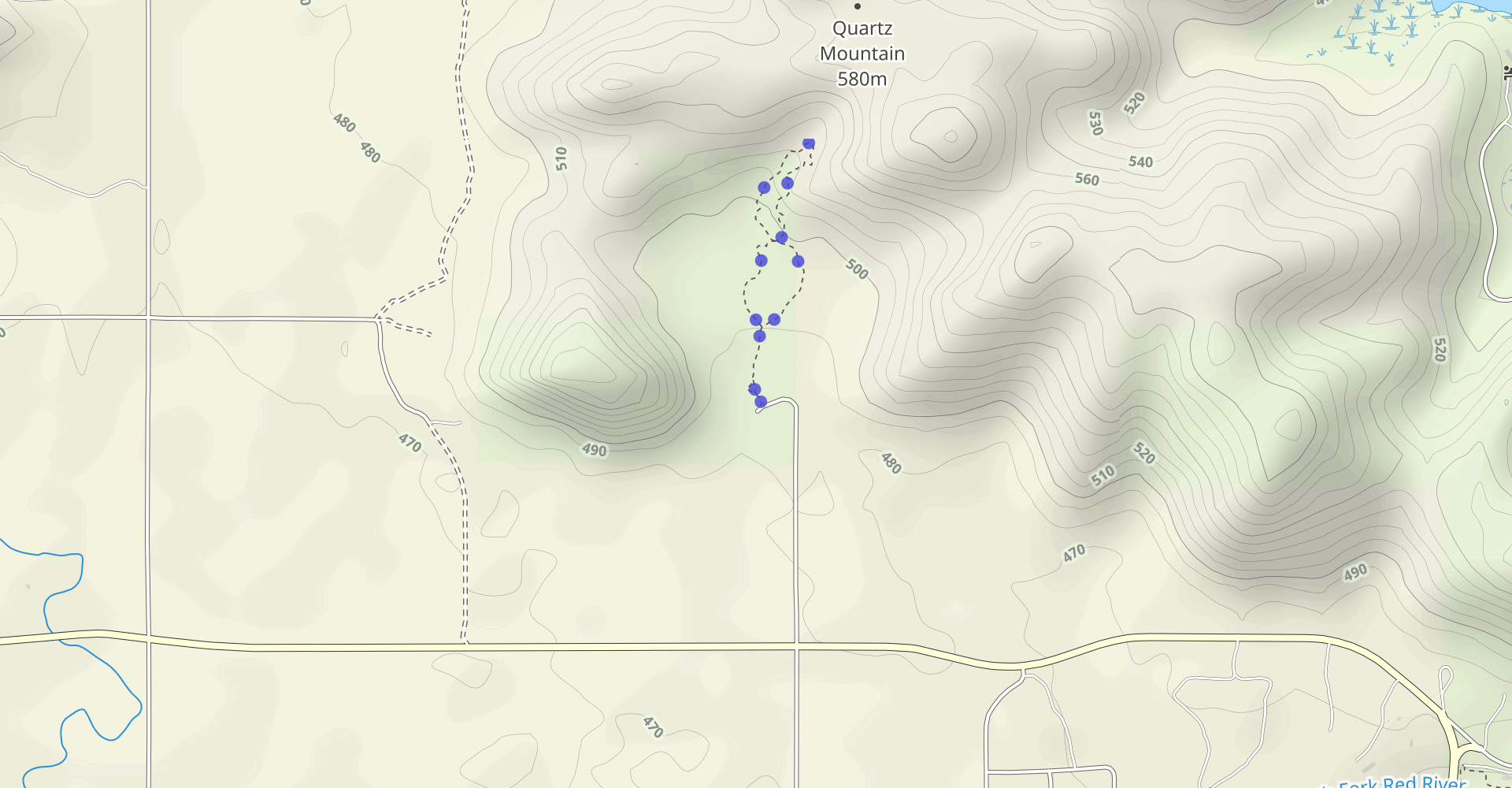 Quartz Mountain Trail