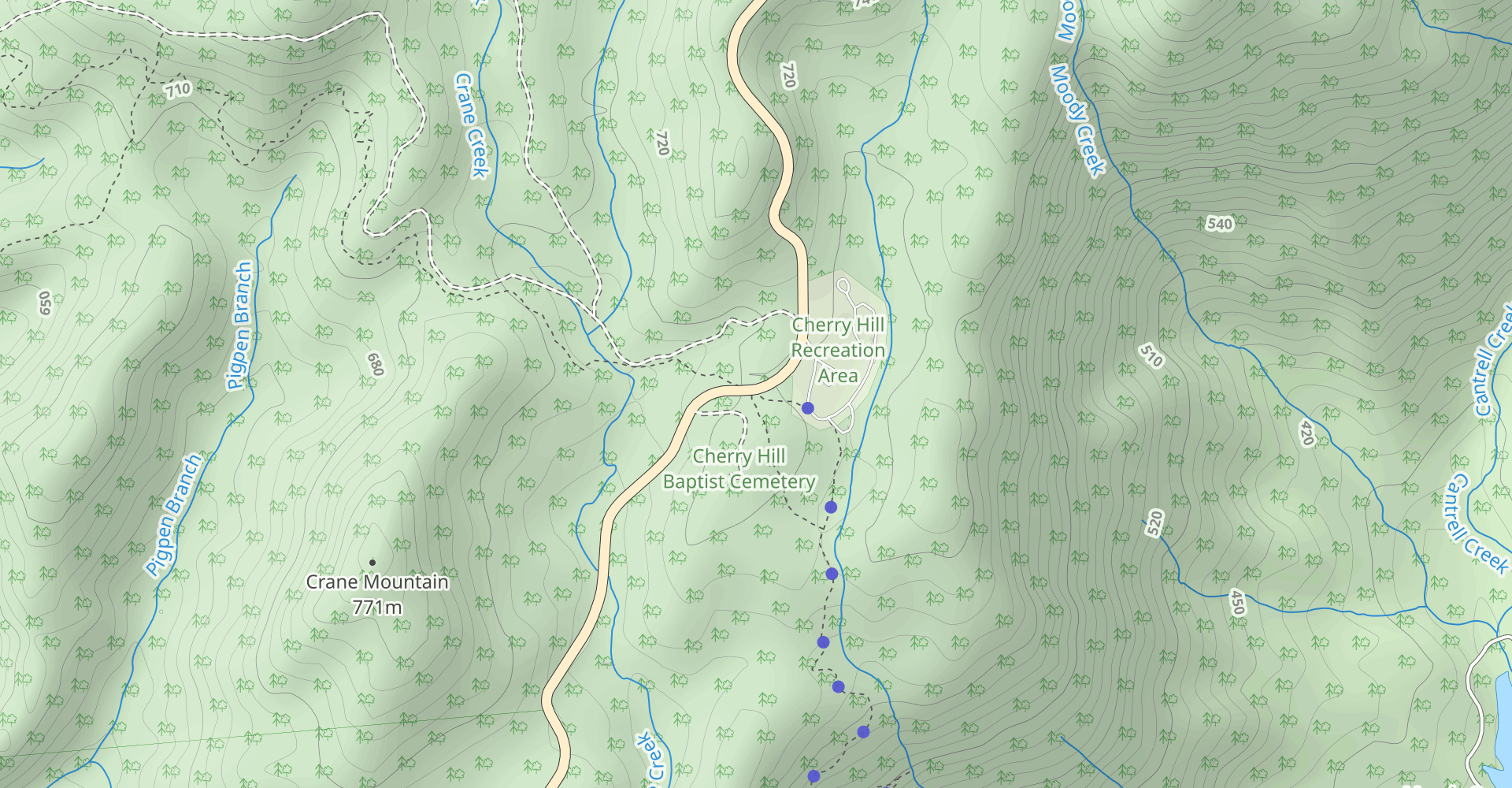 Miuka Falls (Cheohee Falls) and Secret Falls via Winding Stairs Trail