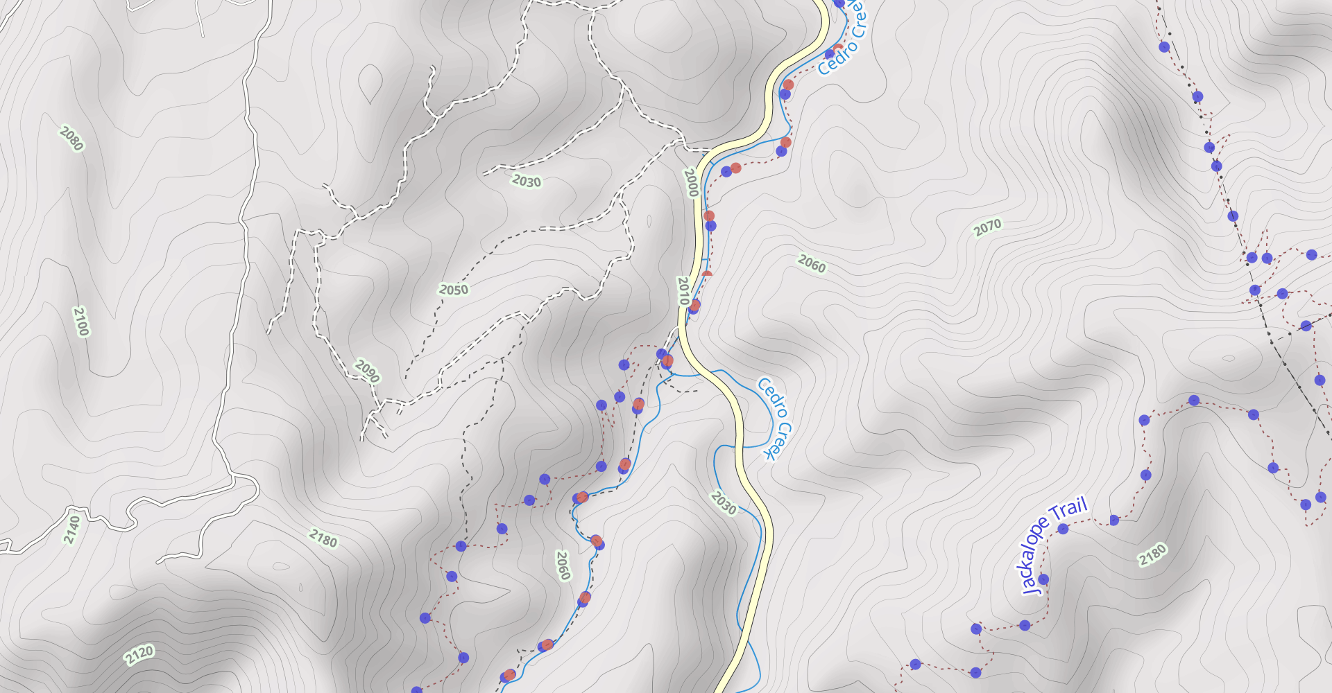 Tunnel Canyon, West Ridge, and Birdhouse Ridge Trail Loop