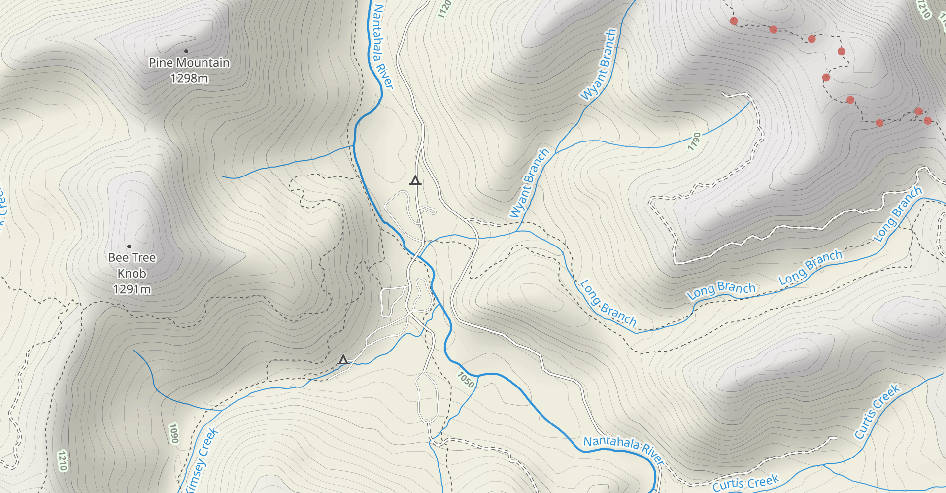 Kimsey Creek Trail to Deep Gap