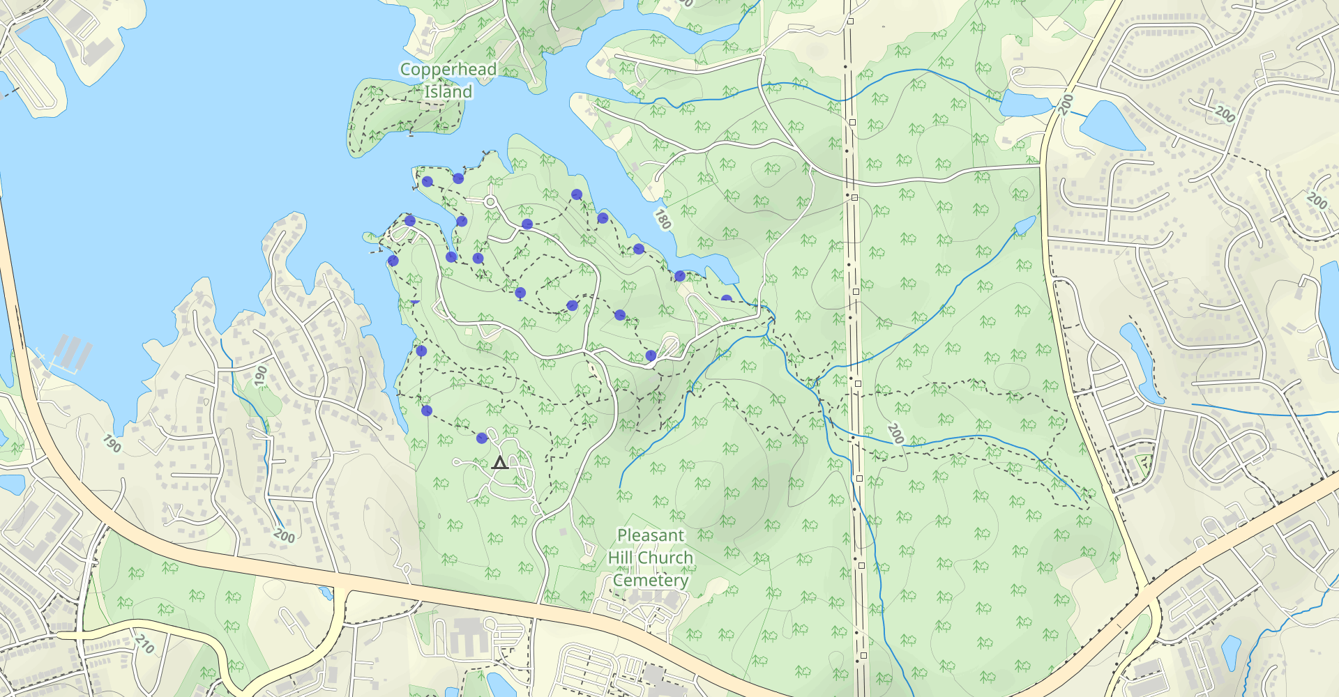 Shady Hollow and Pine Hollow Trail