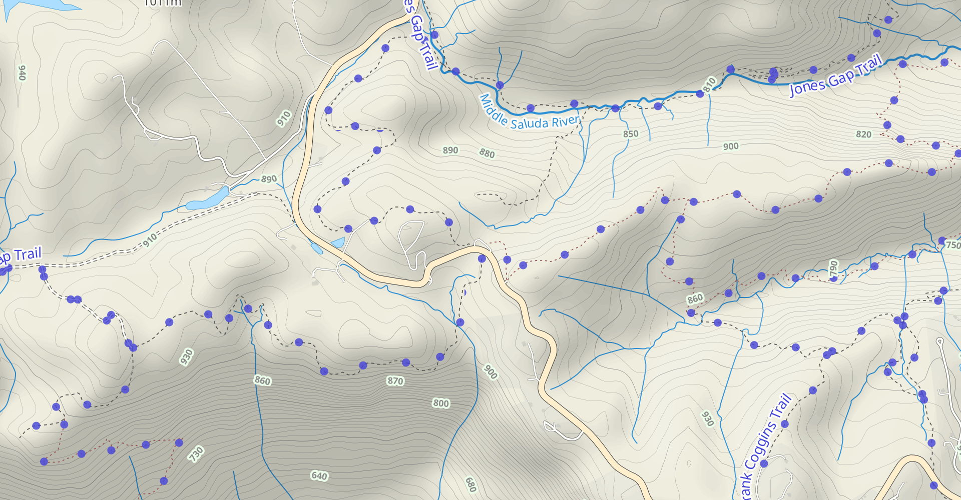 Jones Gap and Rainbow Falls Trail