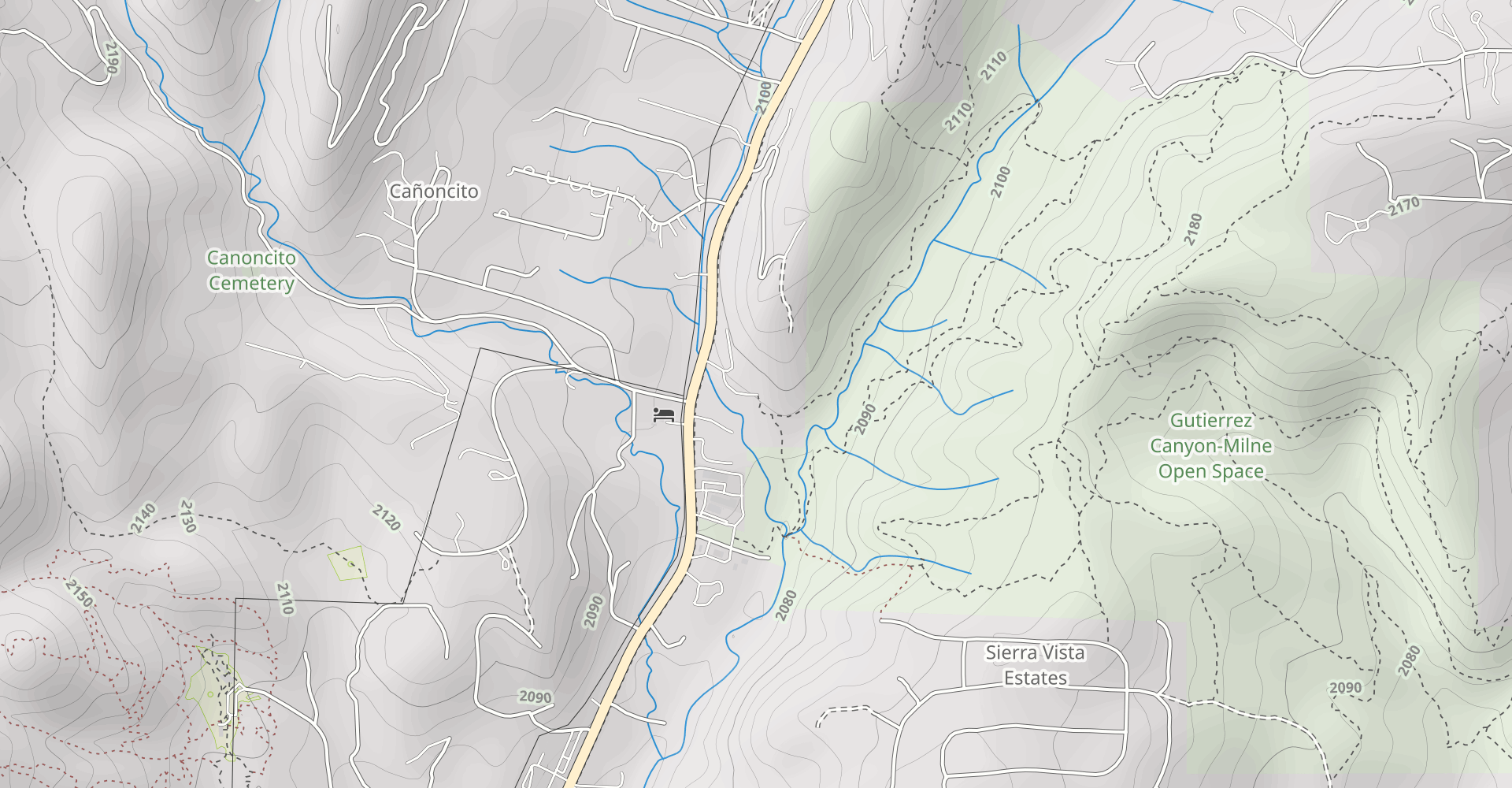 Milne, Wagon Road, Ridge and Arroyo Loop East