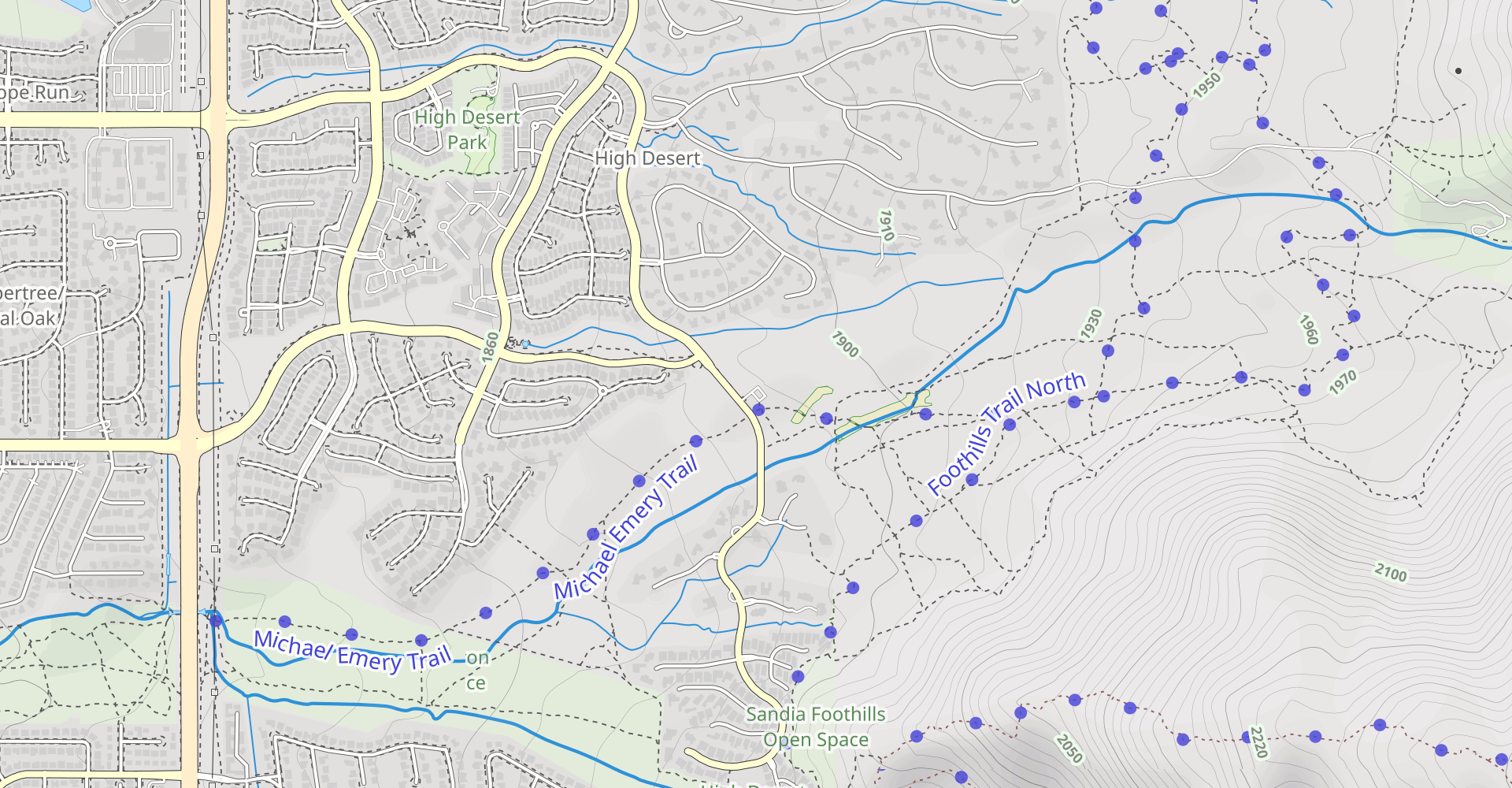 Michial M. Emery, Trail #365 and Foothill Trail North Loop