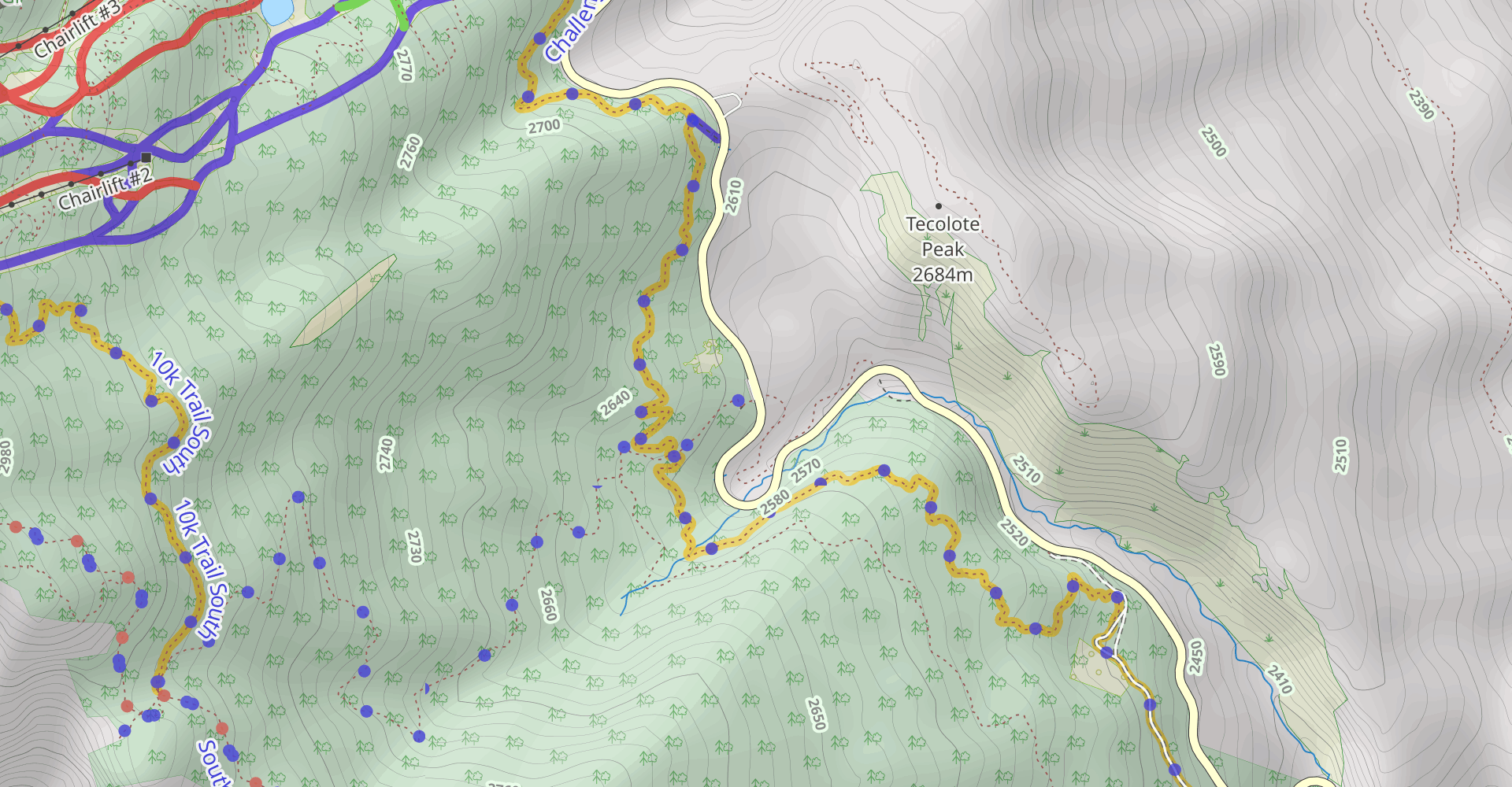 Tree Spring to 10-K Trail