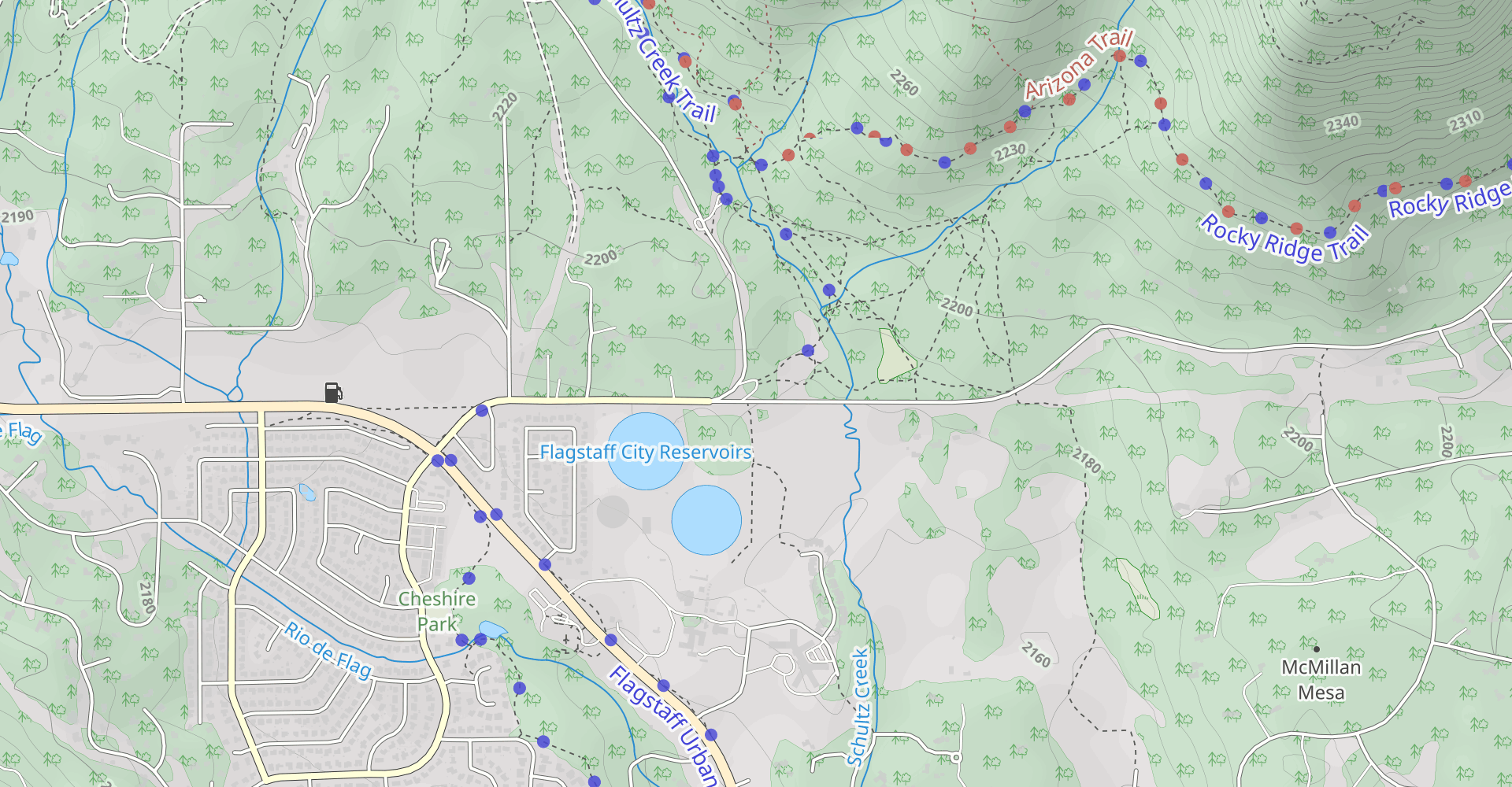 Mount Elden Loop via Lookout Road and Schultz Creek Trail