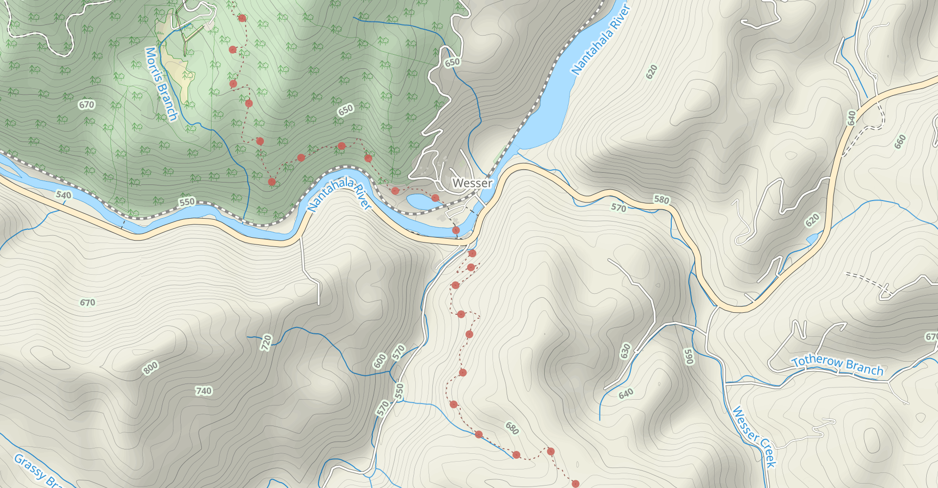 Wesser Bald via Appalachian Trail