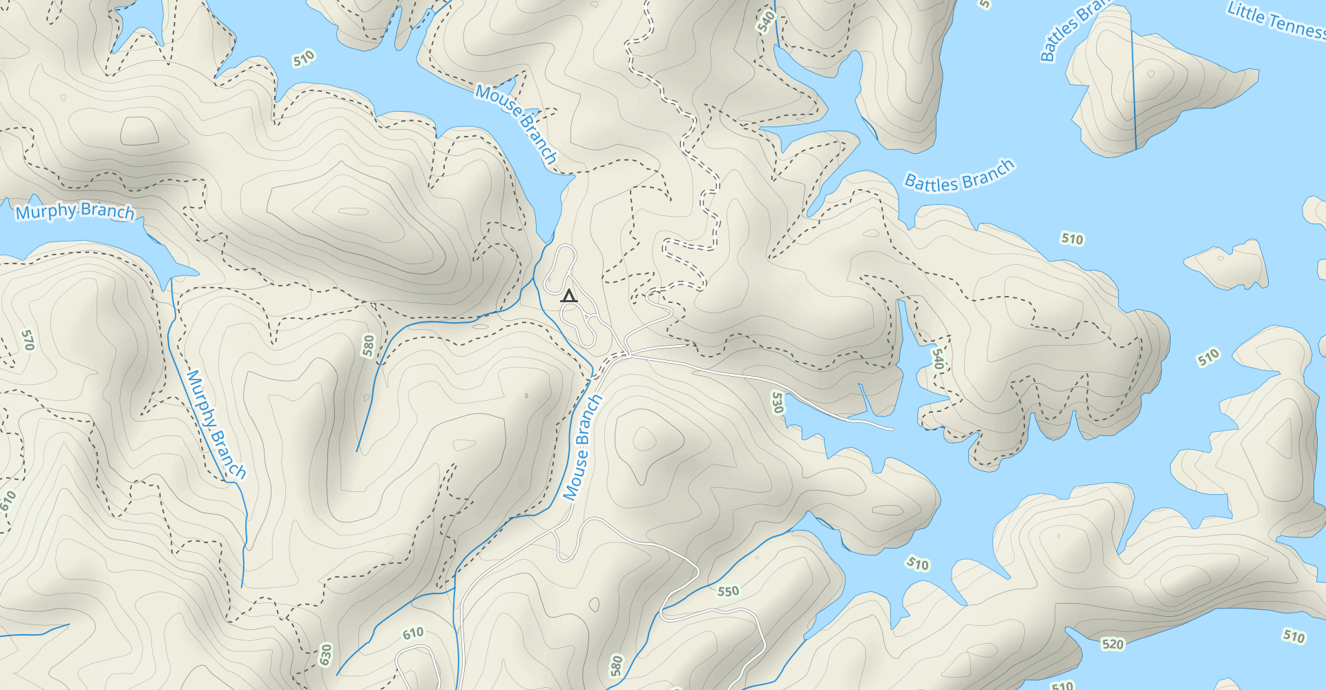 Tsali Mouse Branch and Thompson Loops