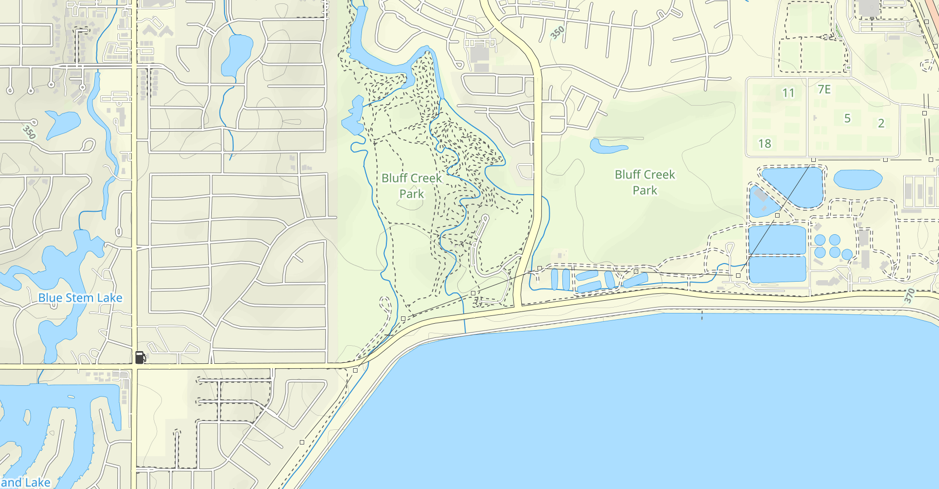 Bluff Creek Park Paved Loop