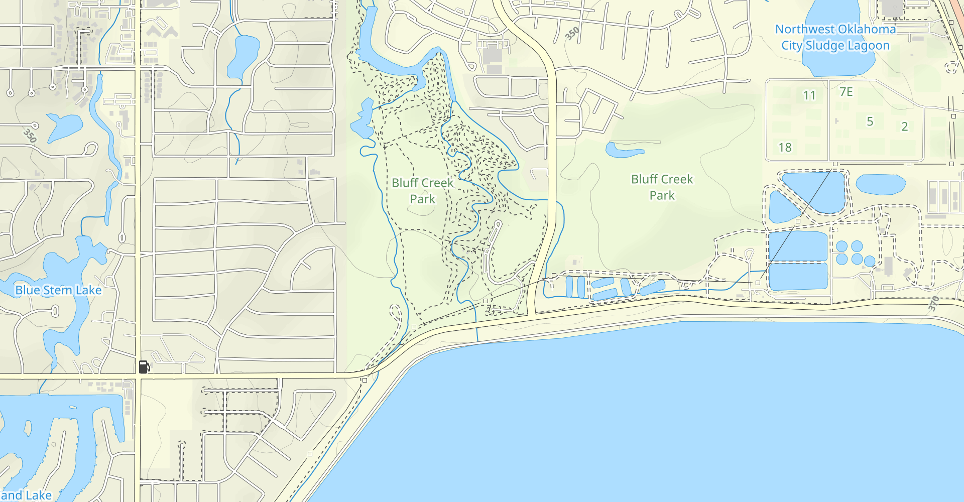 Bluff Creek Park Paved Loop