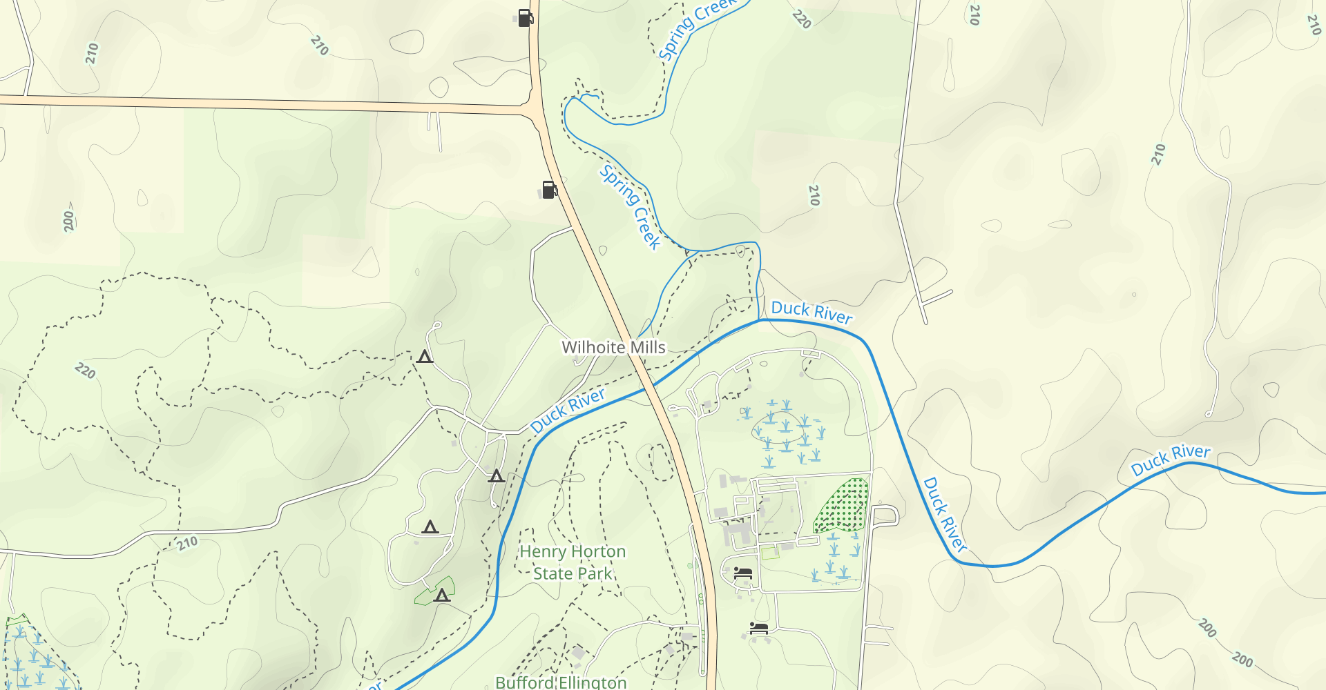 River Trail to Hickory Ridge Loop