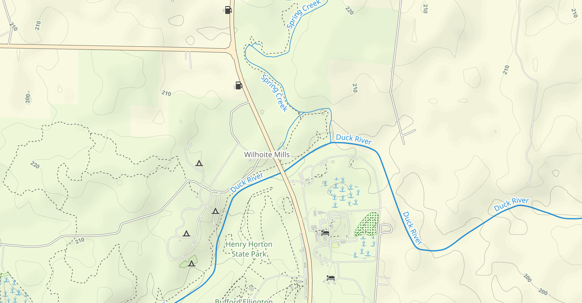 Spring Creek and Wilhoite Mill Loop